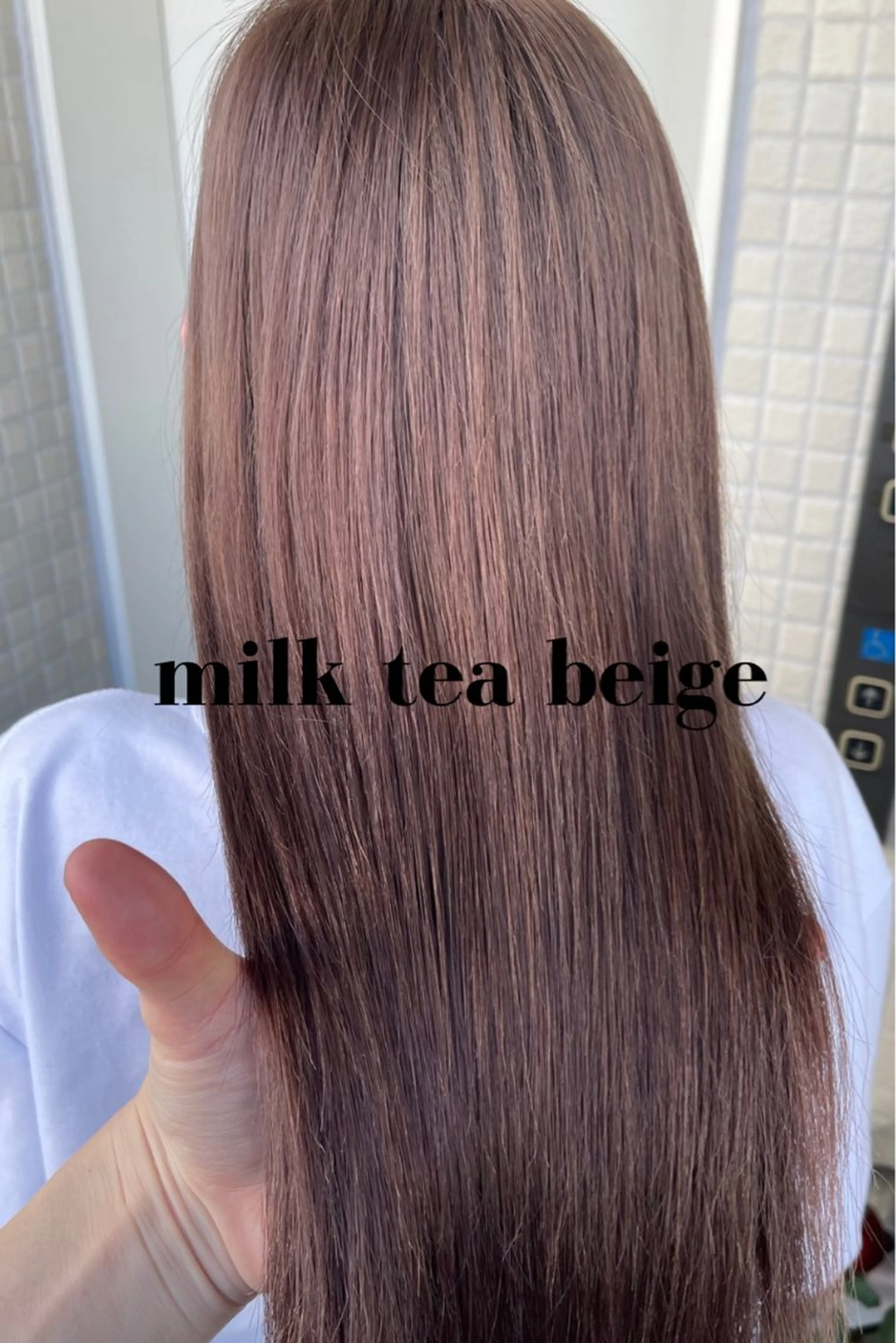 ロング カラー charm《銀座》 ヘアセット/縮毛矯正のヘアスタイル