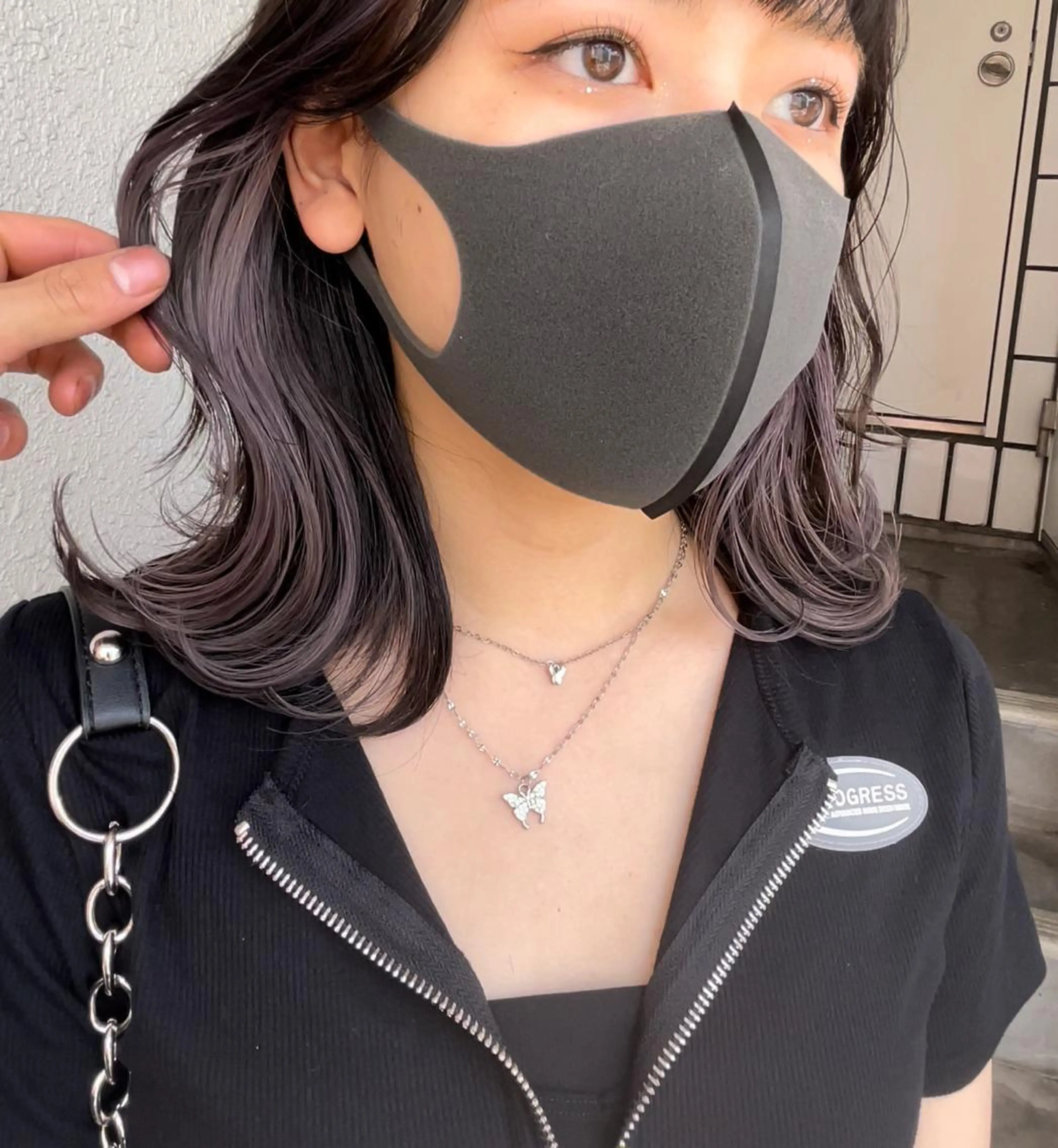 ミディアム ヘアカラー トリートメント マンツーマン施術 山口つよしのヘアスタイル