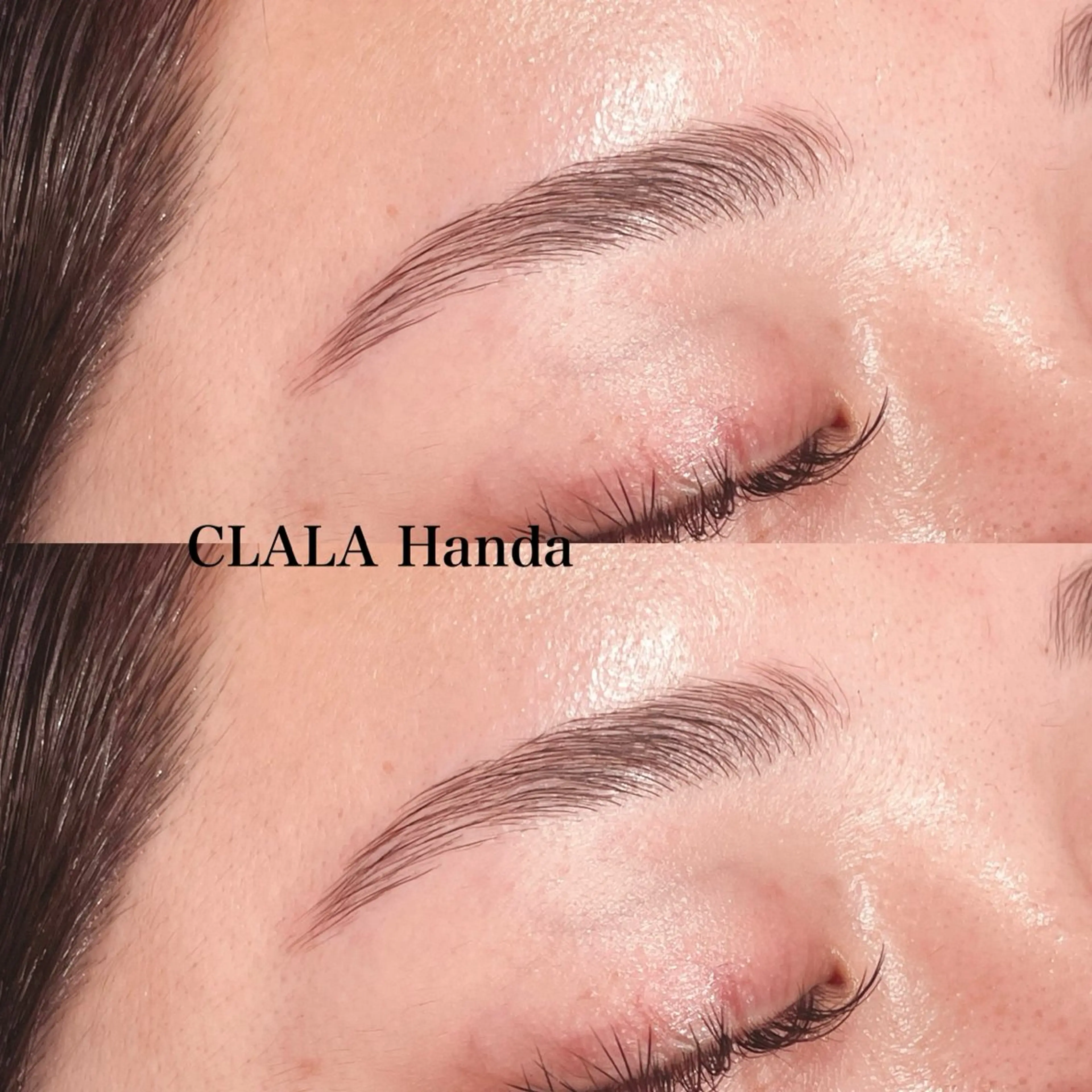 アイブロウ ハリウッドブロウリフト CLALA handa EMIのマツエク・マツパデザイン