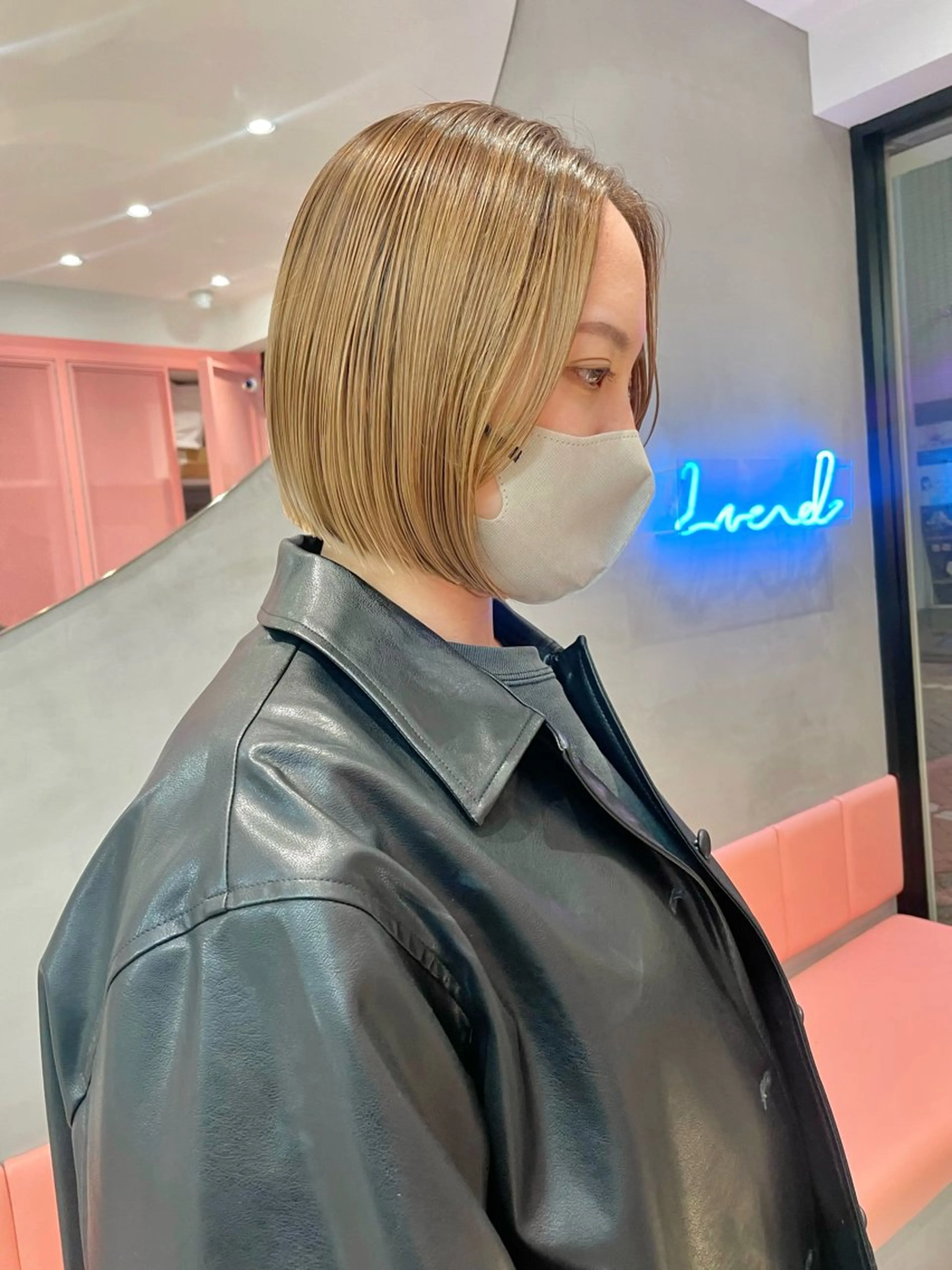 ショート Misaki /ボブ/縮毛矯正のヘアスタイル