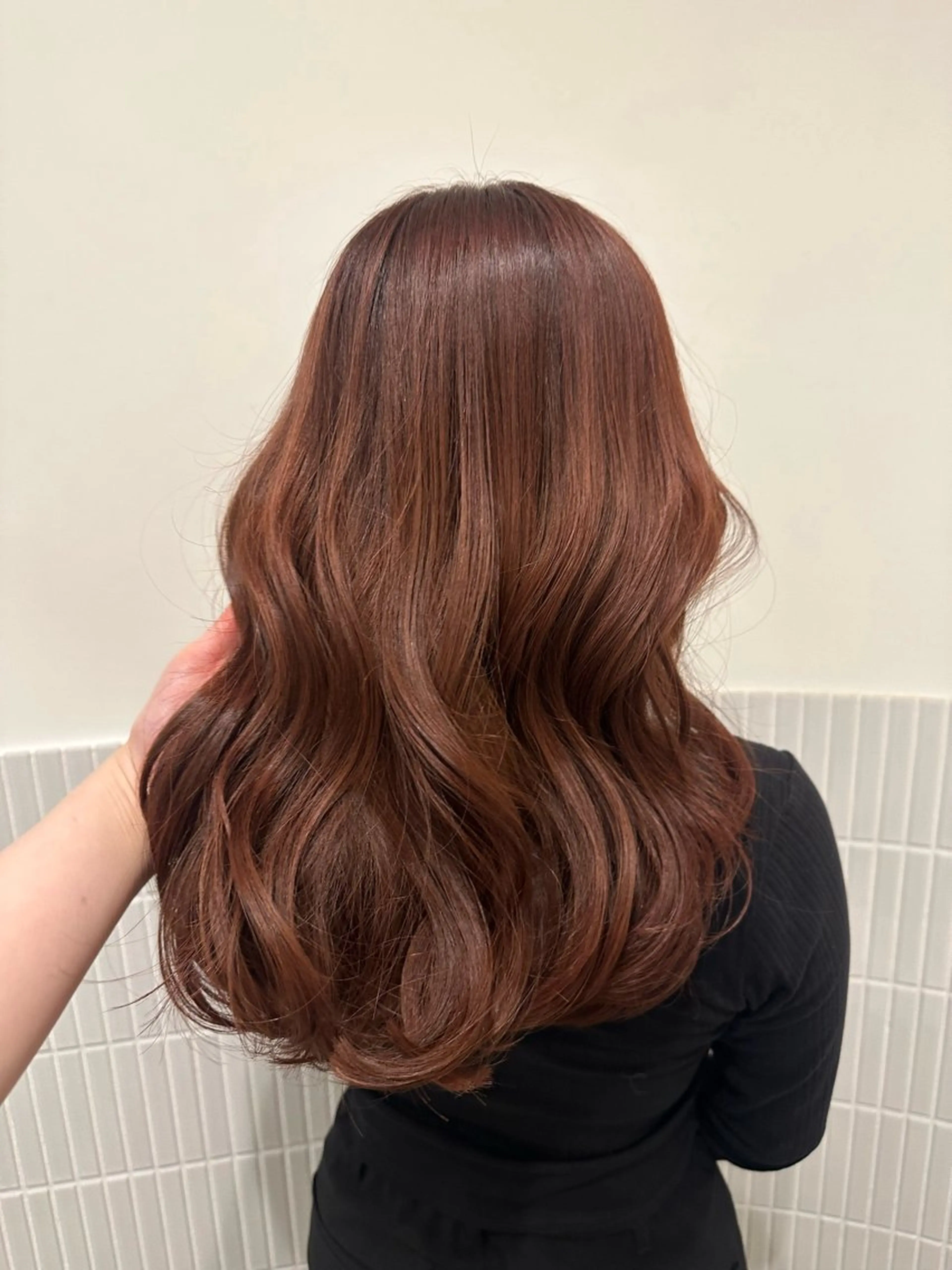カラー ブラウンカラー ピンクカラー fiorista🌼 ayanaのヘアスタイル