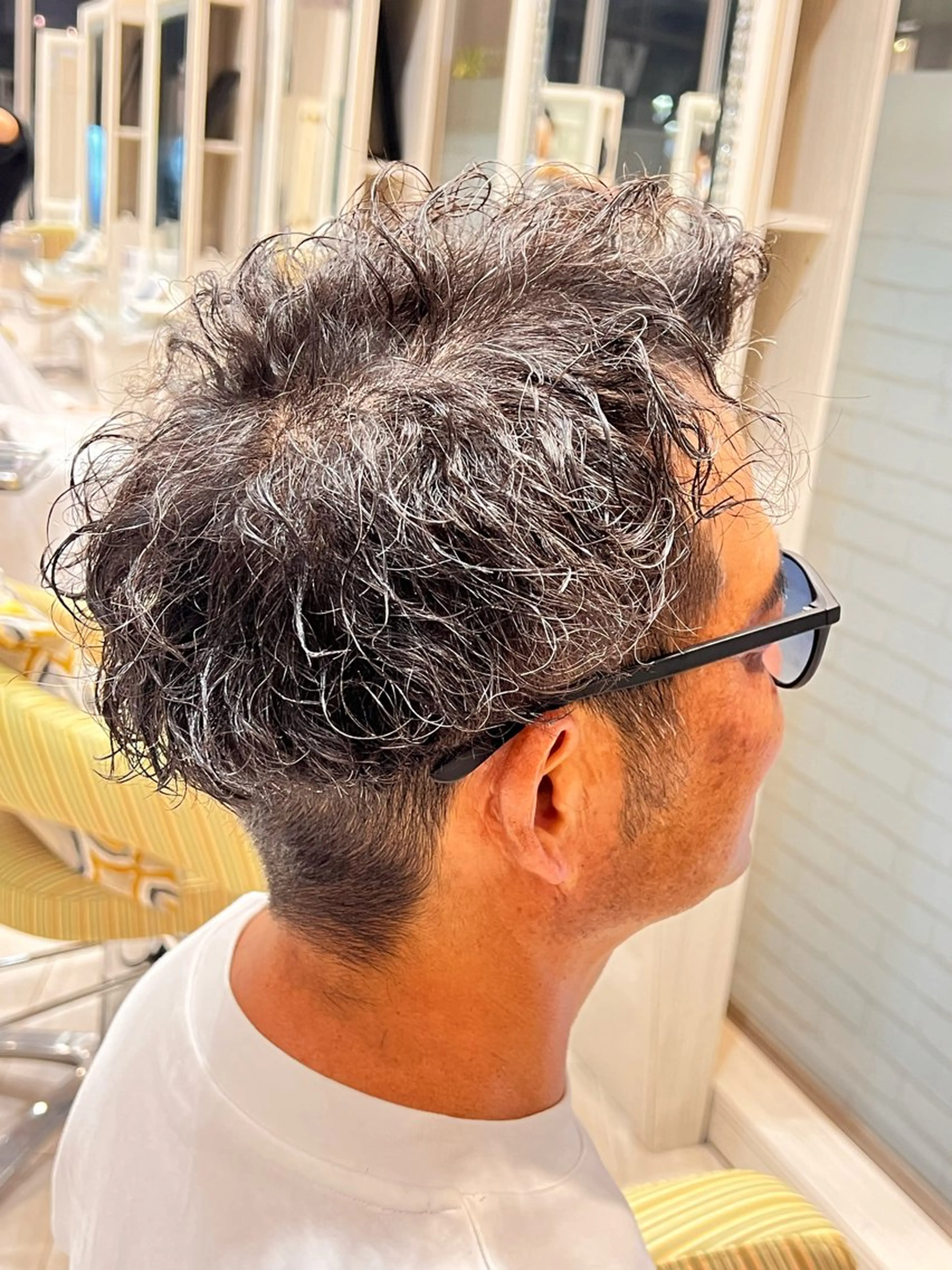 ショート パーマ ツイストスパイラルパーマ スパイラルパーマ パーマ メンズ特化☝️添田 好恵のヘアスタイル