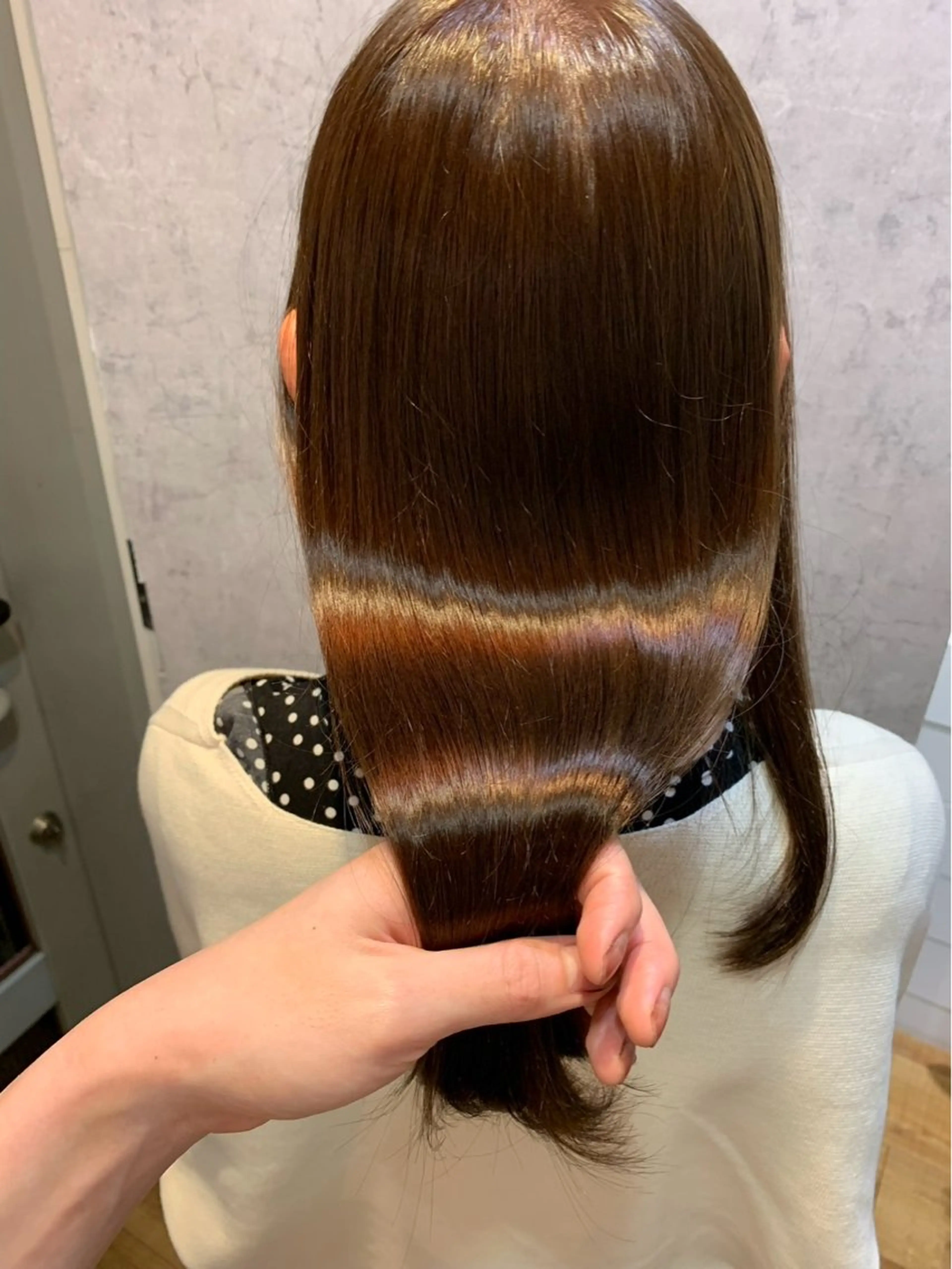 ロング 縮毛矯正 トリートメント 縮毛矯正 inoue hのヘアスタイル