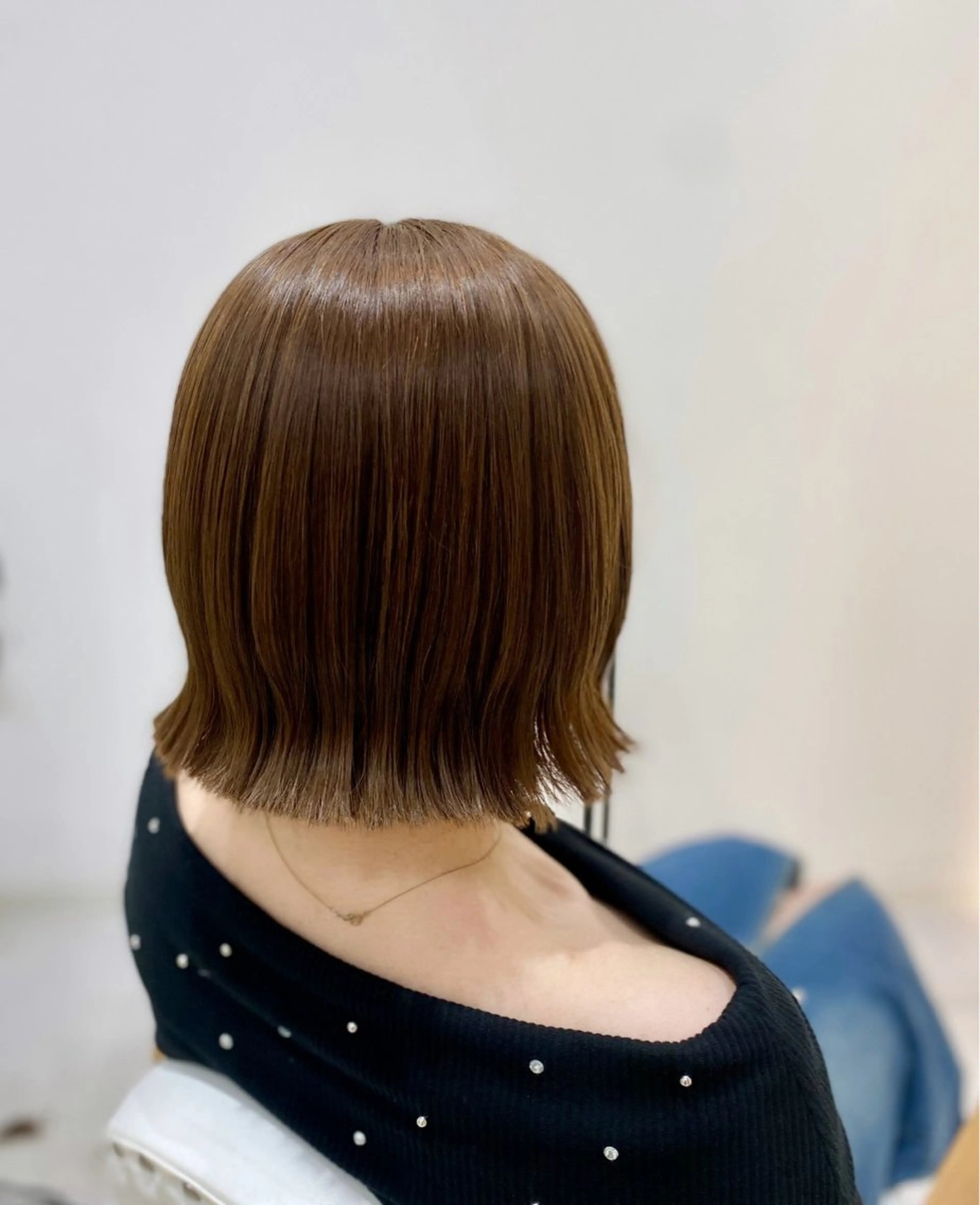 ショート カラー ベージュカラー ボブ 艶髪・透明感カラー・ 韓国ヘア・Yuriのヘアスタイル