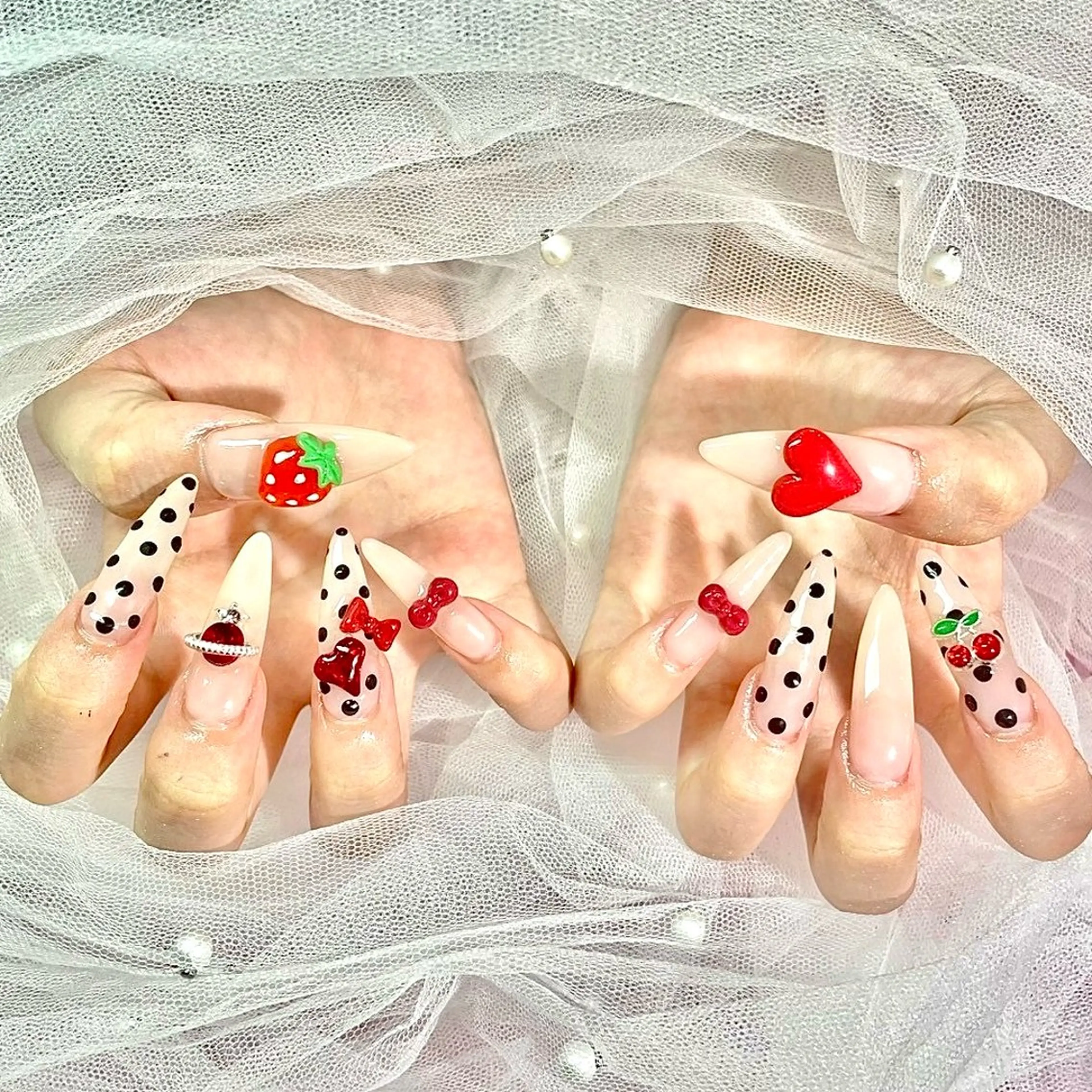 ネイル Alissa Nail所属・長さだし/新栄町駅 Alissaのネイルデザイン