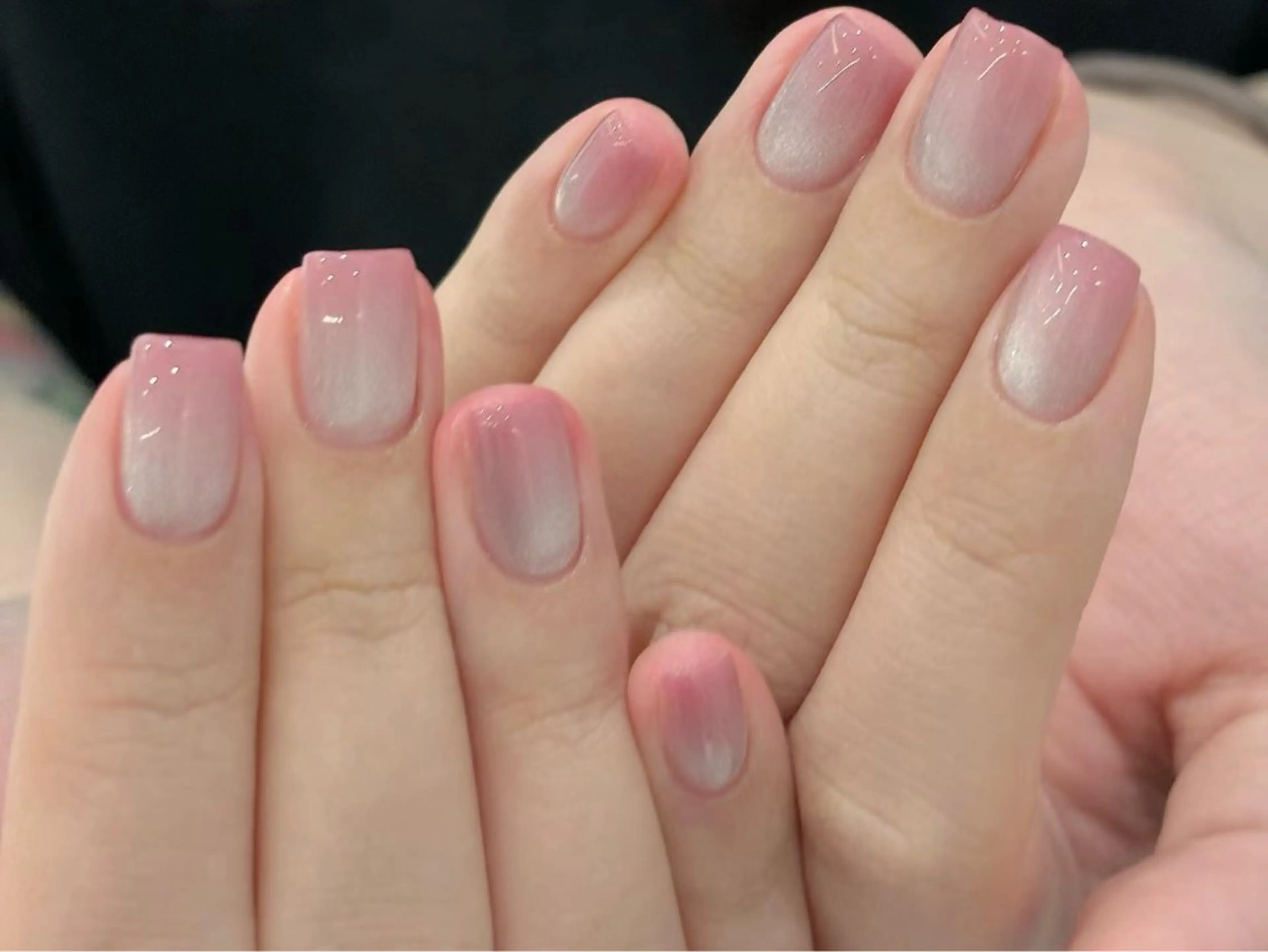 ネイル 成人式 フレンチネイル ジェルネイル グラデーション マグネットネイル ハンドネイル Rika  nail cocoのネイルデザイン