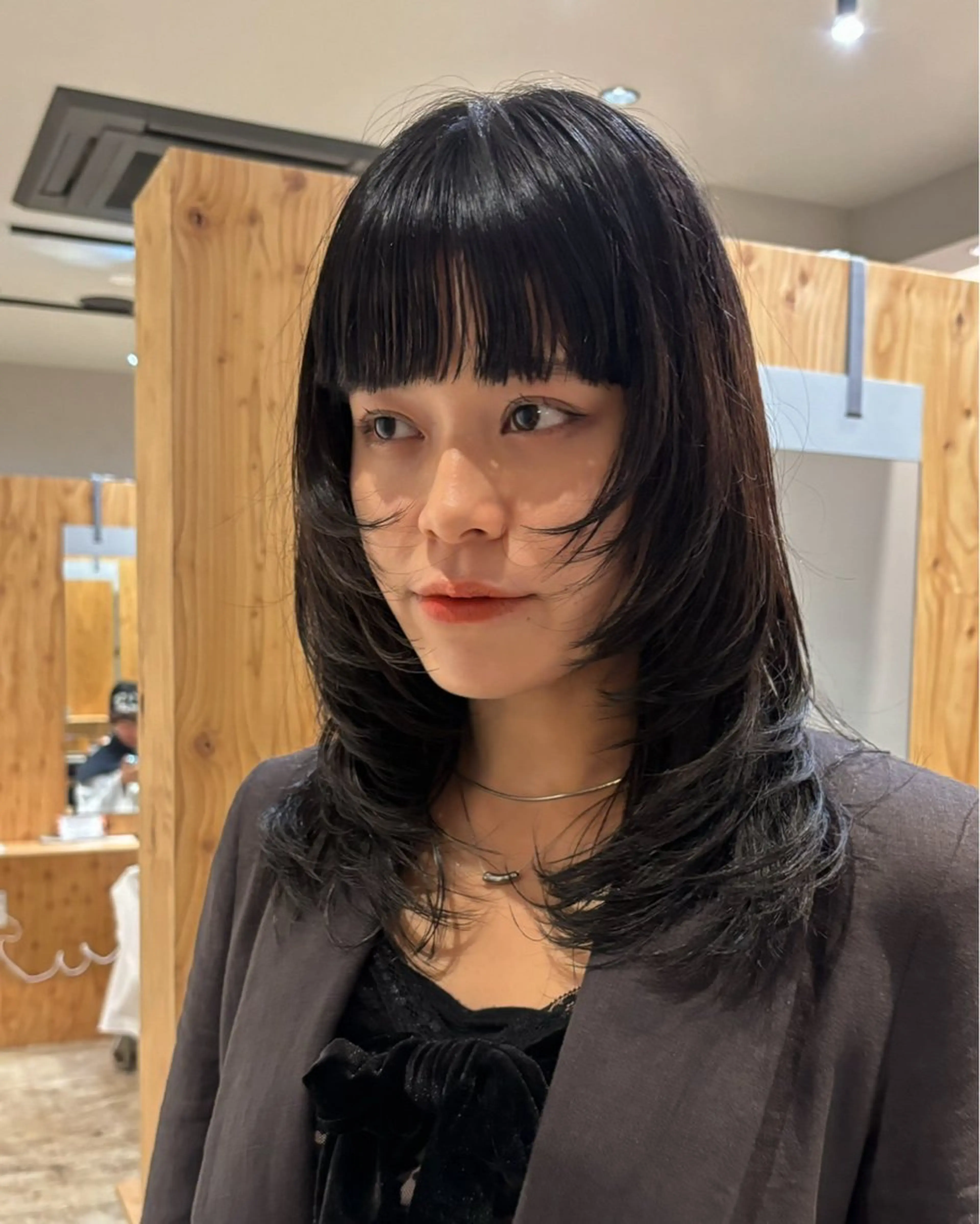 セミロング レイヤーカット 渋谷/原宿/メンズ/ コヤマトモヤのヘアスタイル