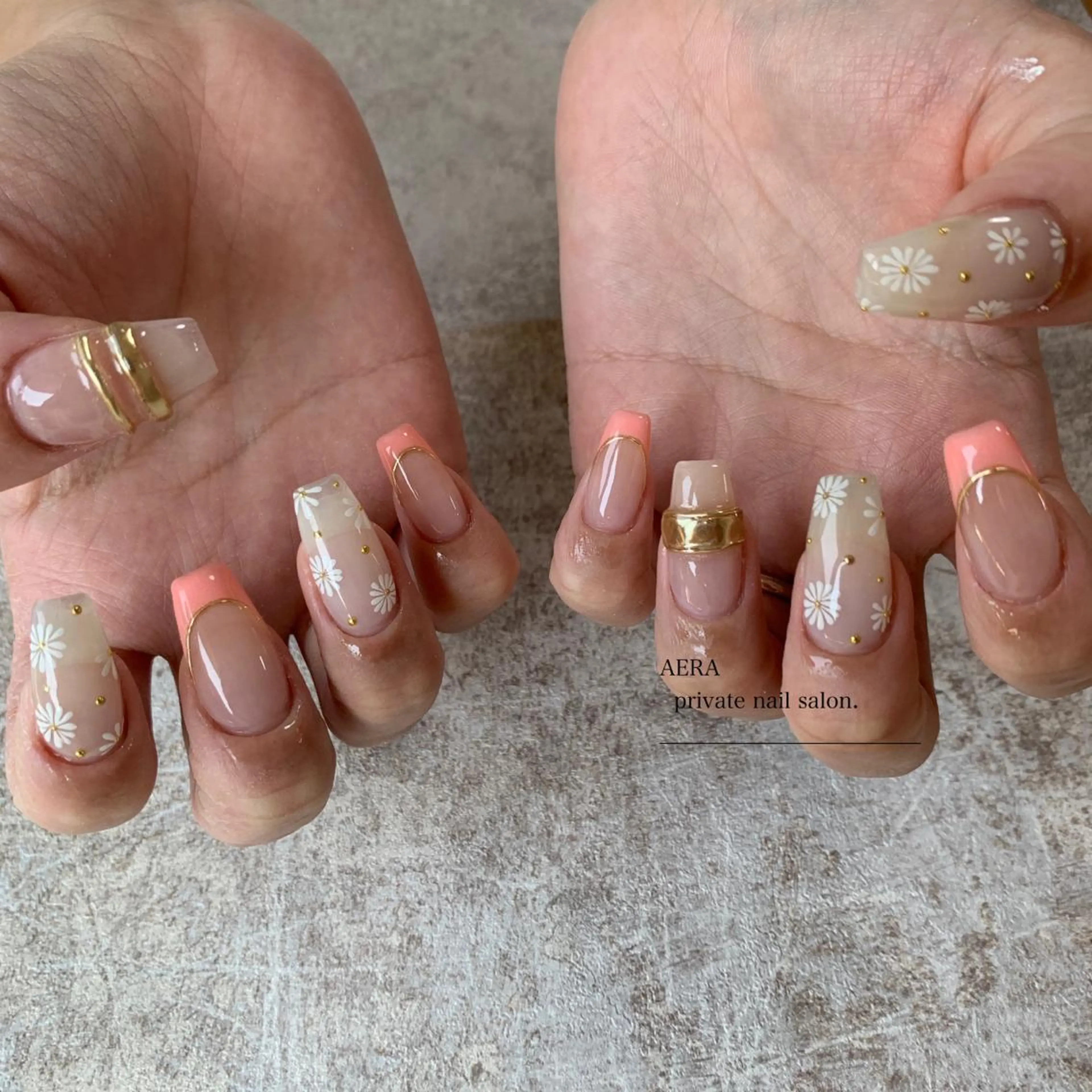 ネイル ハンドネイル AERA nail shino🐱⸝꙳のネイルデザイン