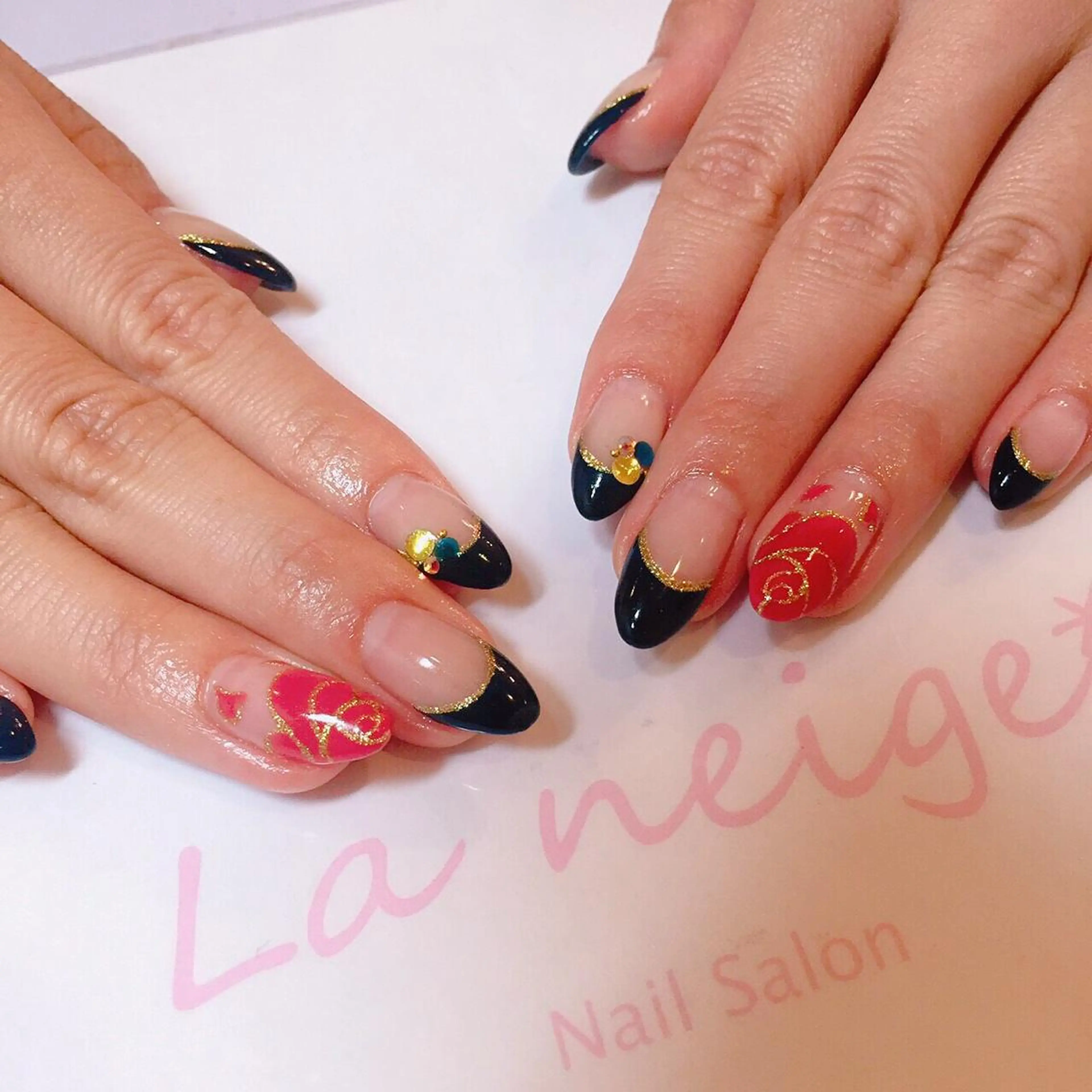 ネイル ロングネイル La neige* yuki 🐩🌙のネイルデザイン