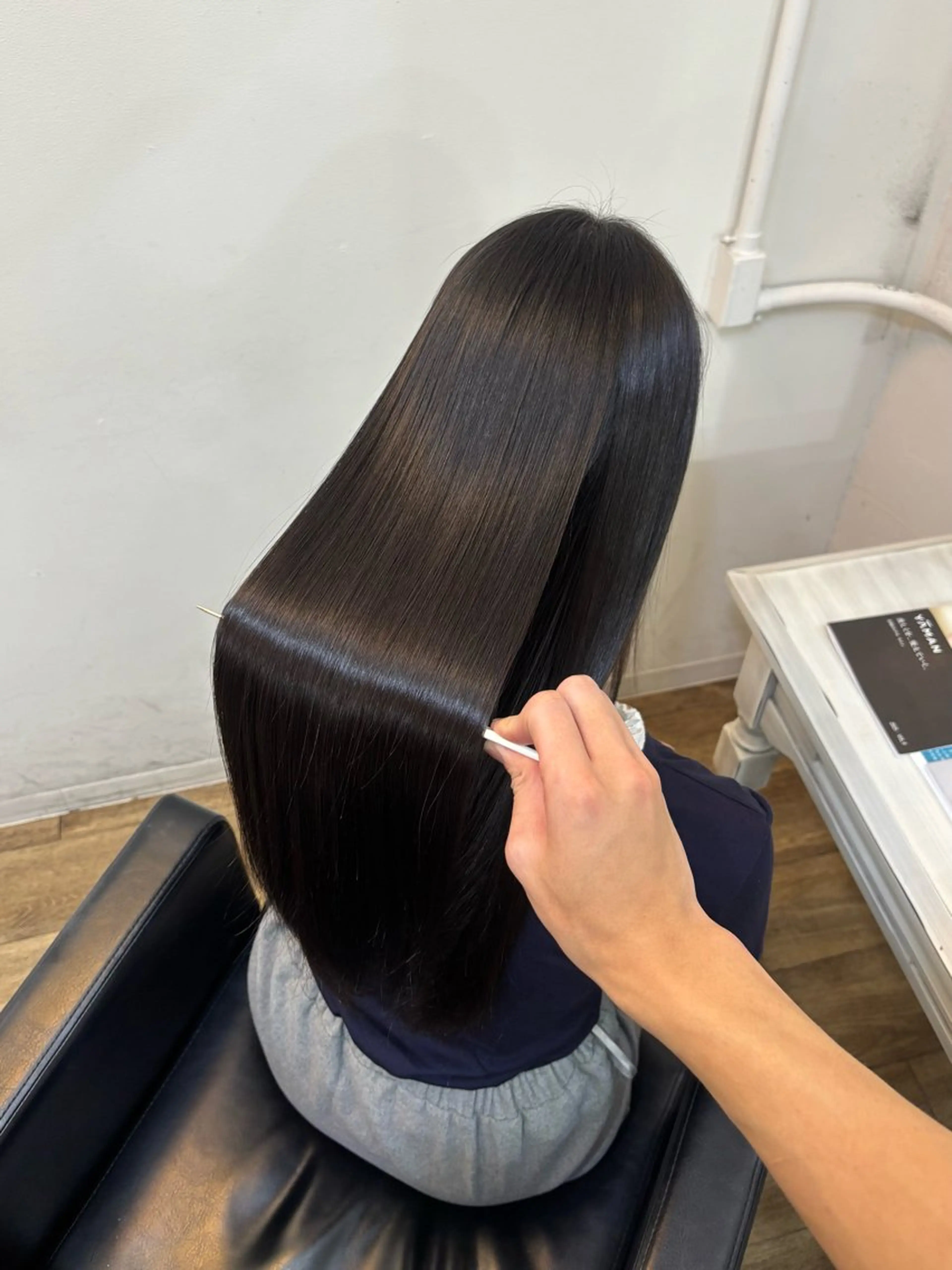 ロング パーマ 縮毛矯正 トリートメント 艶髪カラー/ 茶屋町/王子凌汰のヘアスタイル