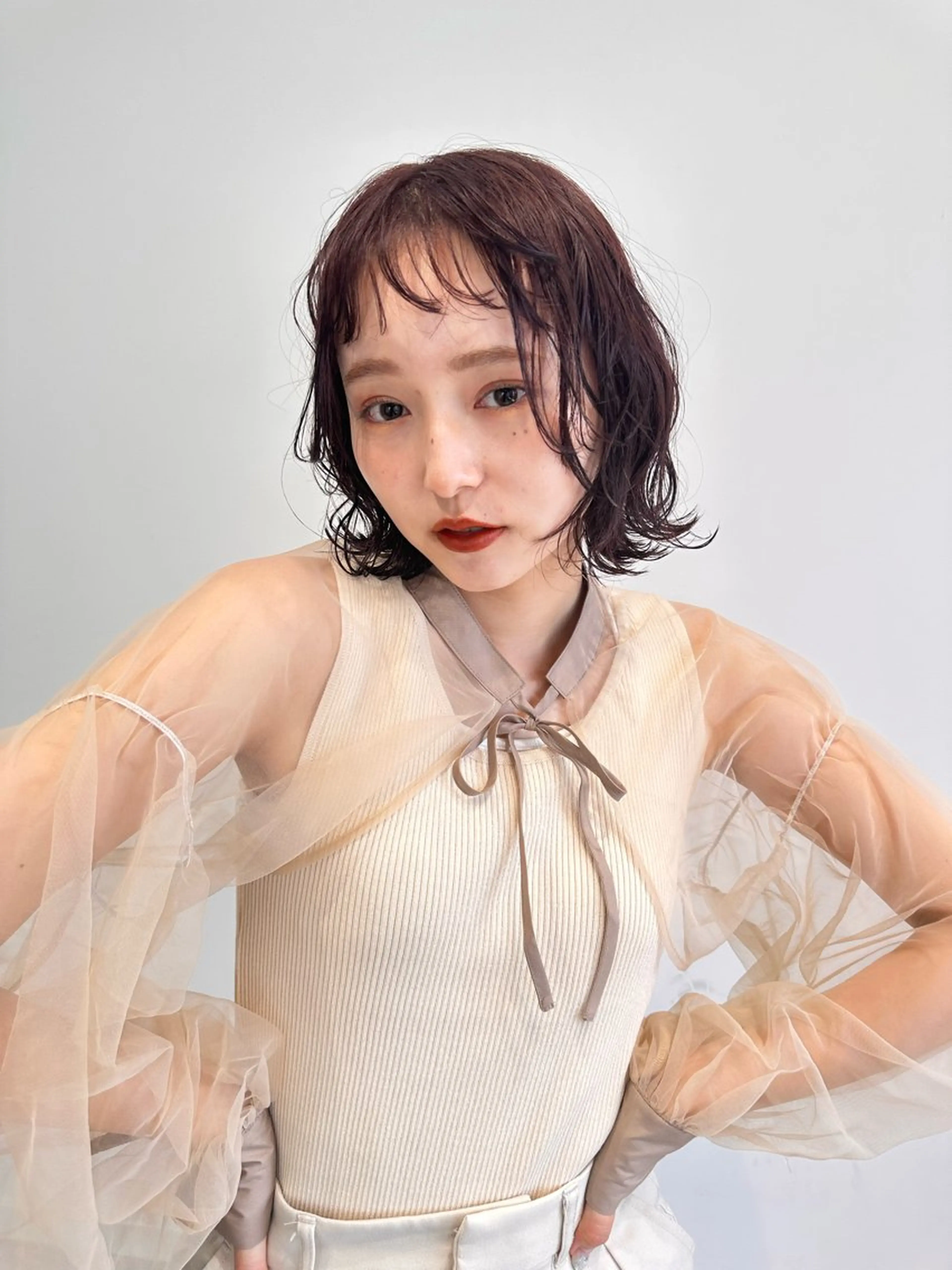 ミディアム カラー 柔らかいcolor 🌿harukaのヘアスタイル