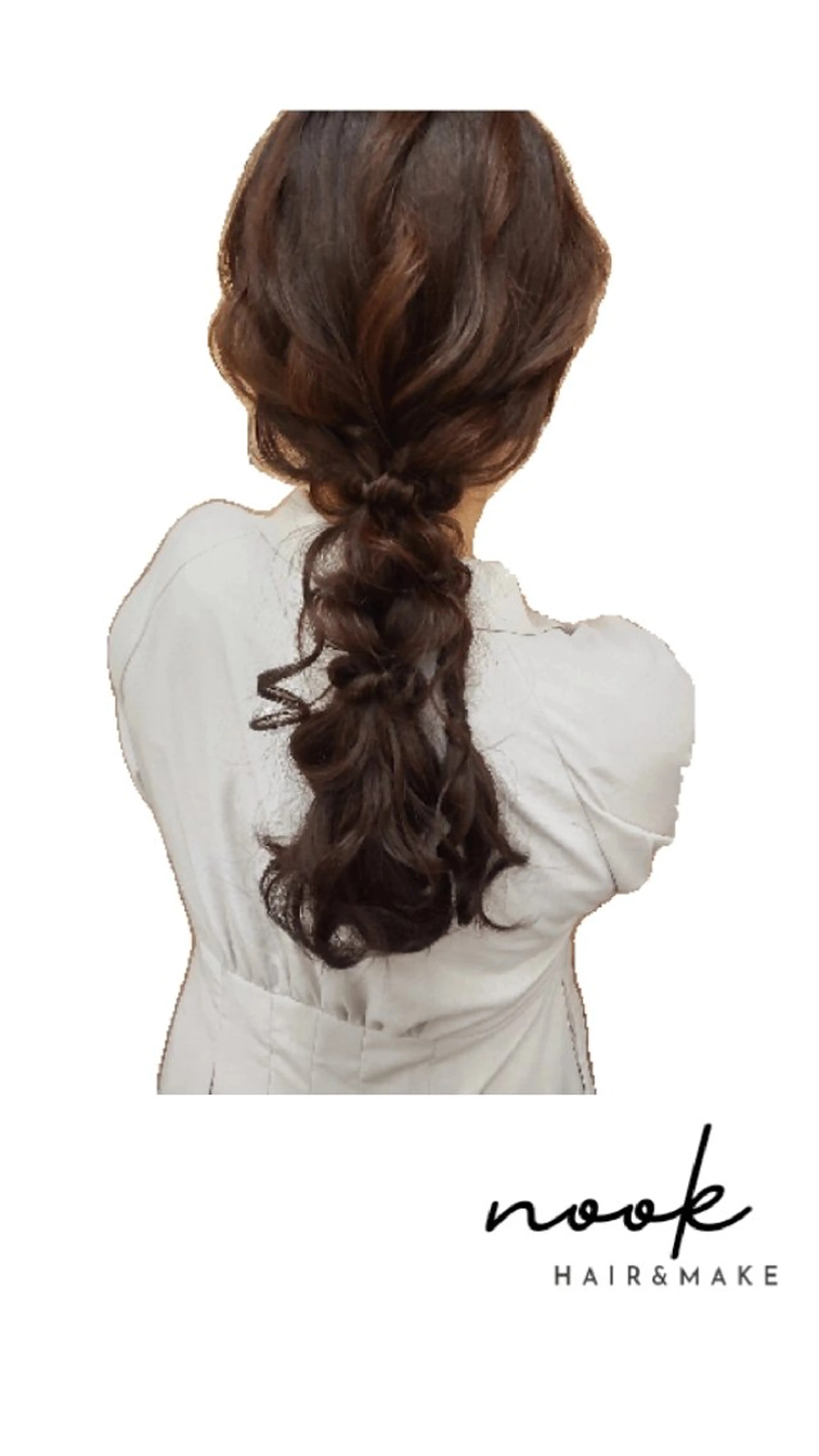 ヘアアレンジ hair&make nookのヘアスタイル