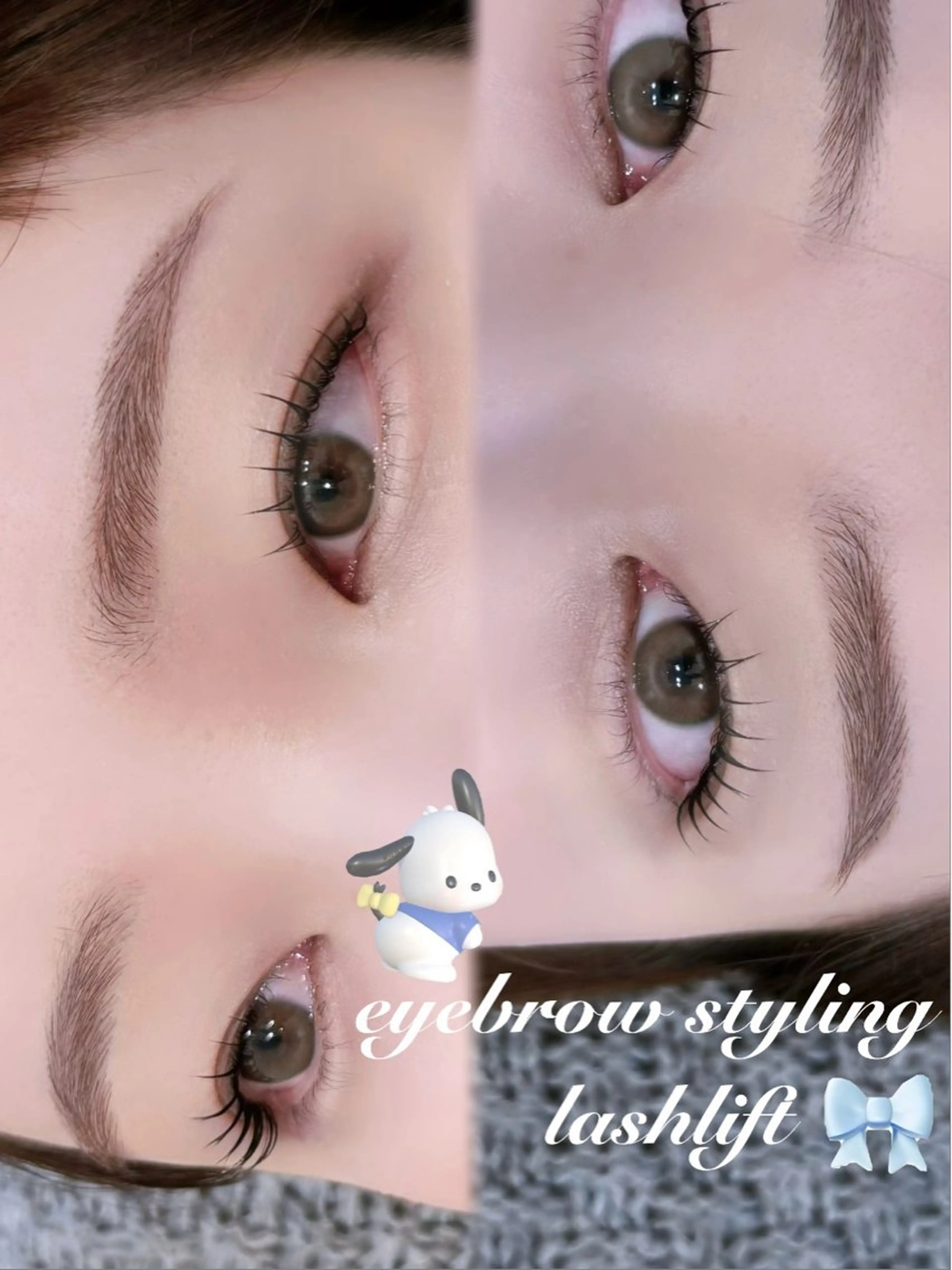 アイブロウスタイリング（wax,間引き）&まつ毛パーマ上（パリジェンヌ可）🧡の写真