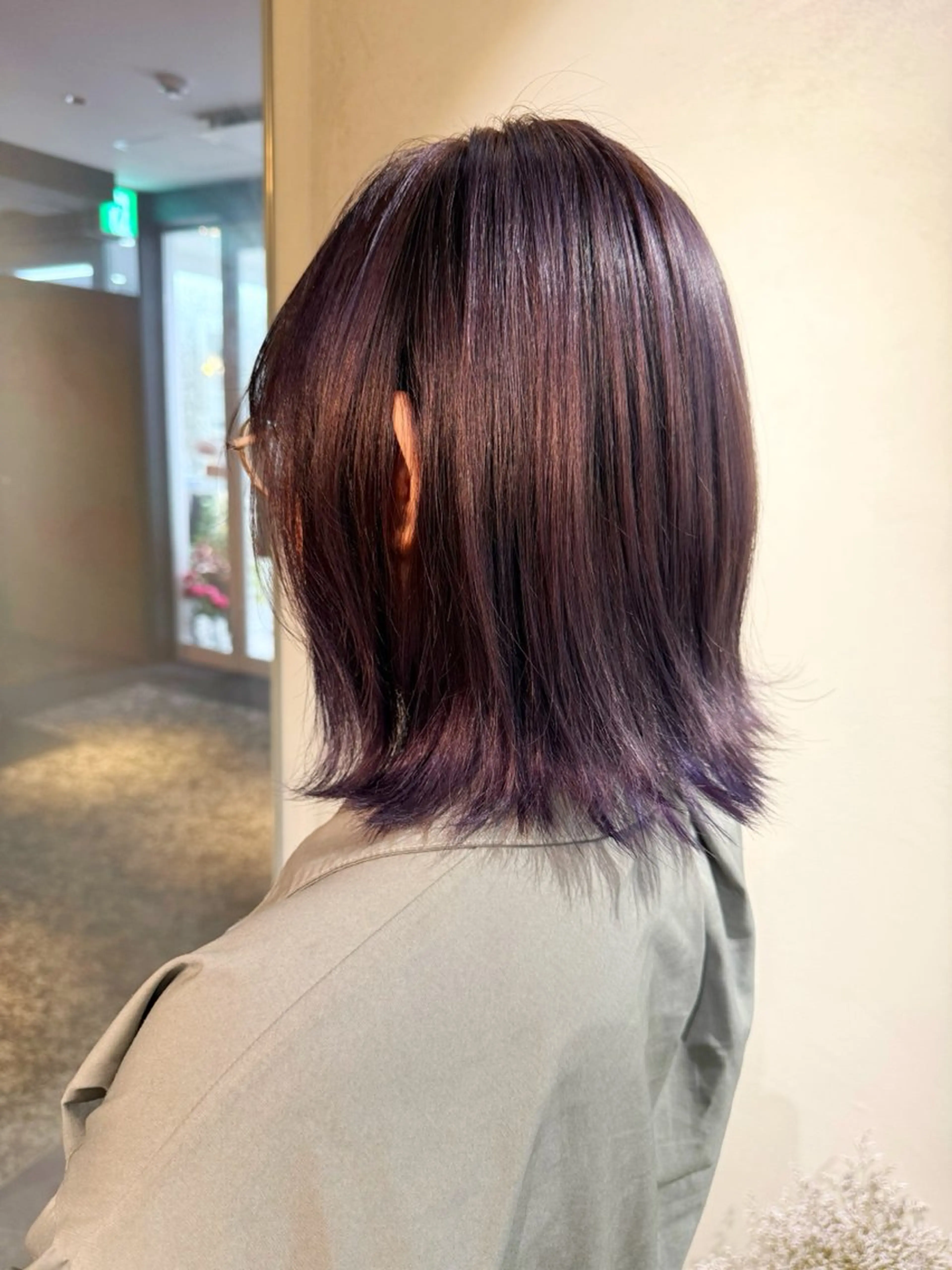 ミディアム ヘアカラー トリートメント 🌻花屋併設🌻濱 幸帆のヘアスタイル