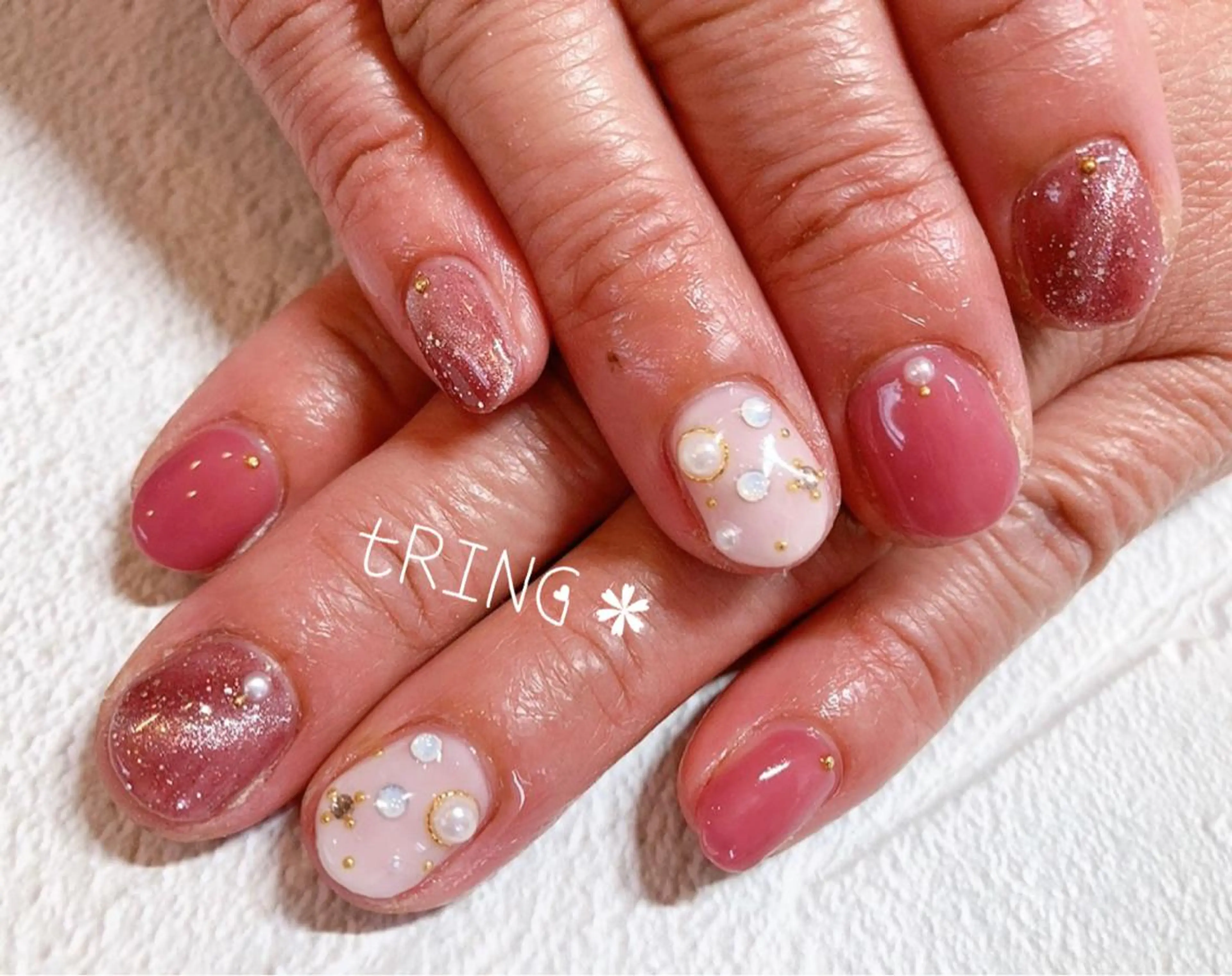 ネイル tRING＊ しいの木台のネイルデザイン