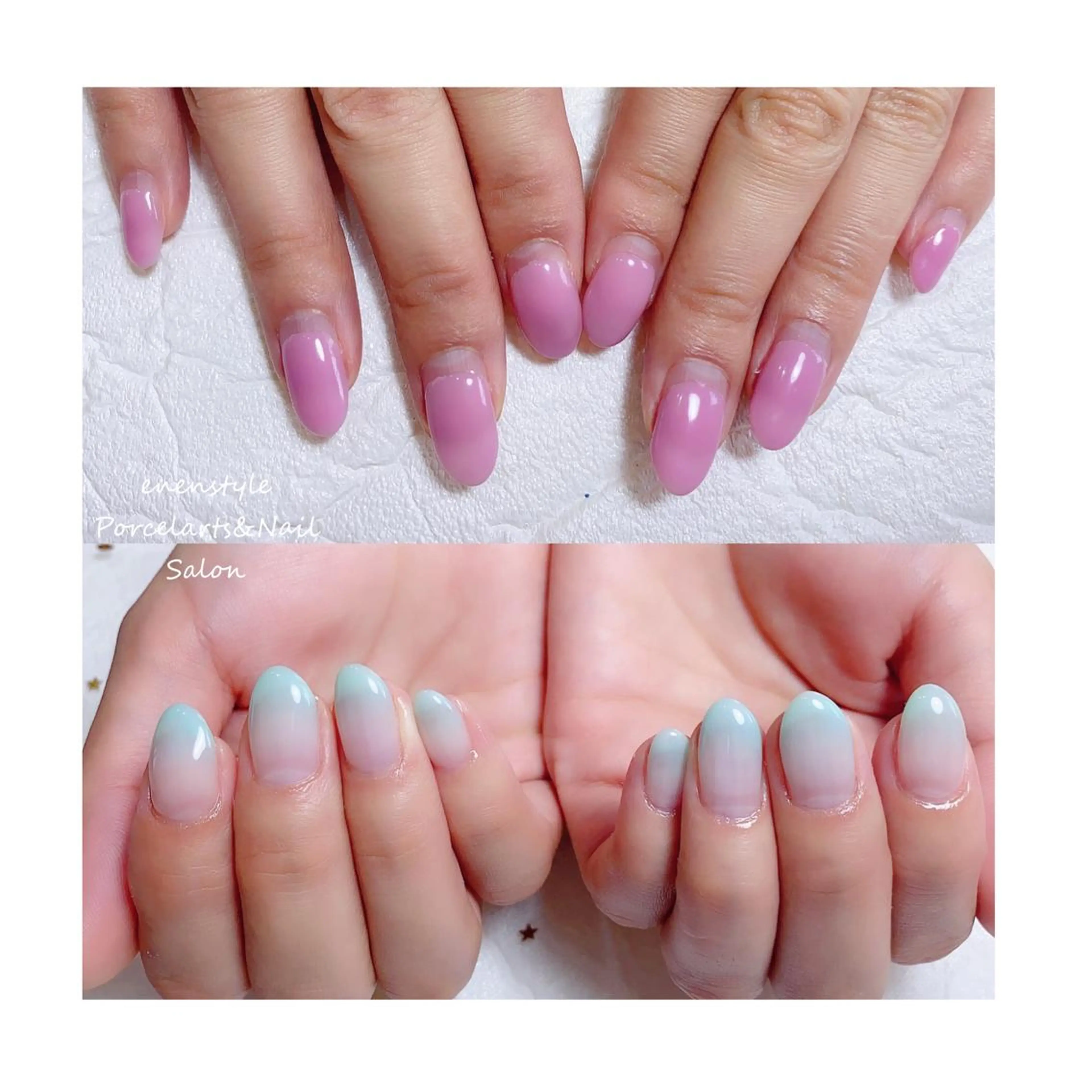 ミディアム ネイル ジェルネイル ニュアンスネイル オフィスネイル ワンカラーネイル パラジェル ハンドネイル 👑enen style👑のネイルデザイン