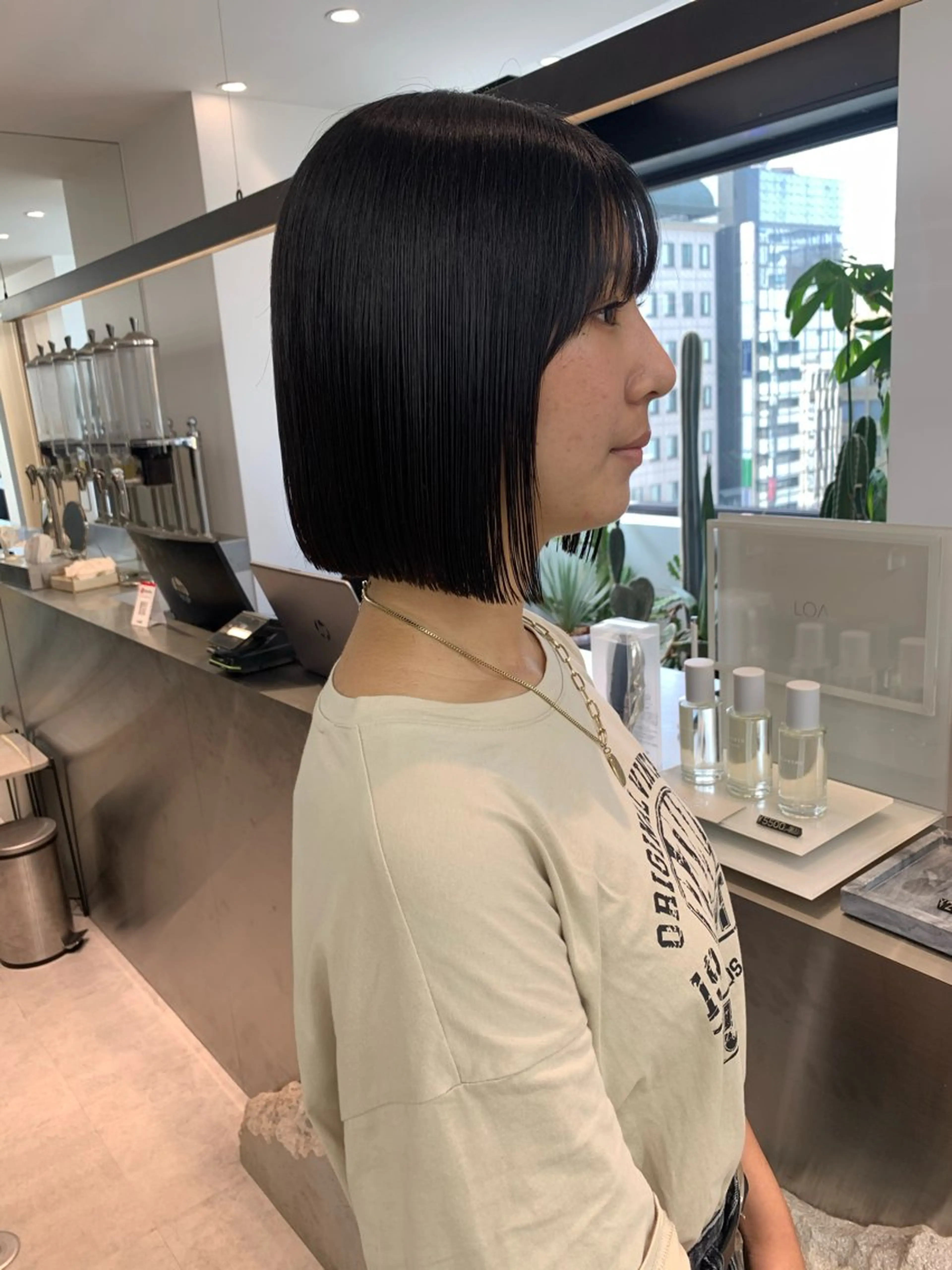 ミディアム 縮毛矯正/韓国ヘア /ブリーチ/ヒロのヘアスタイル