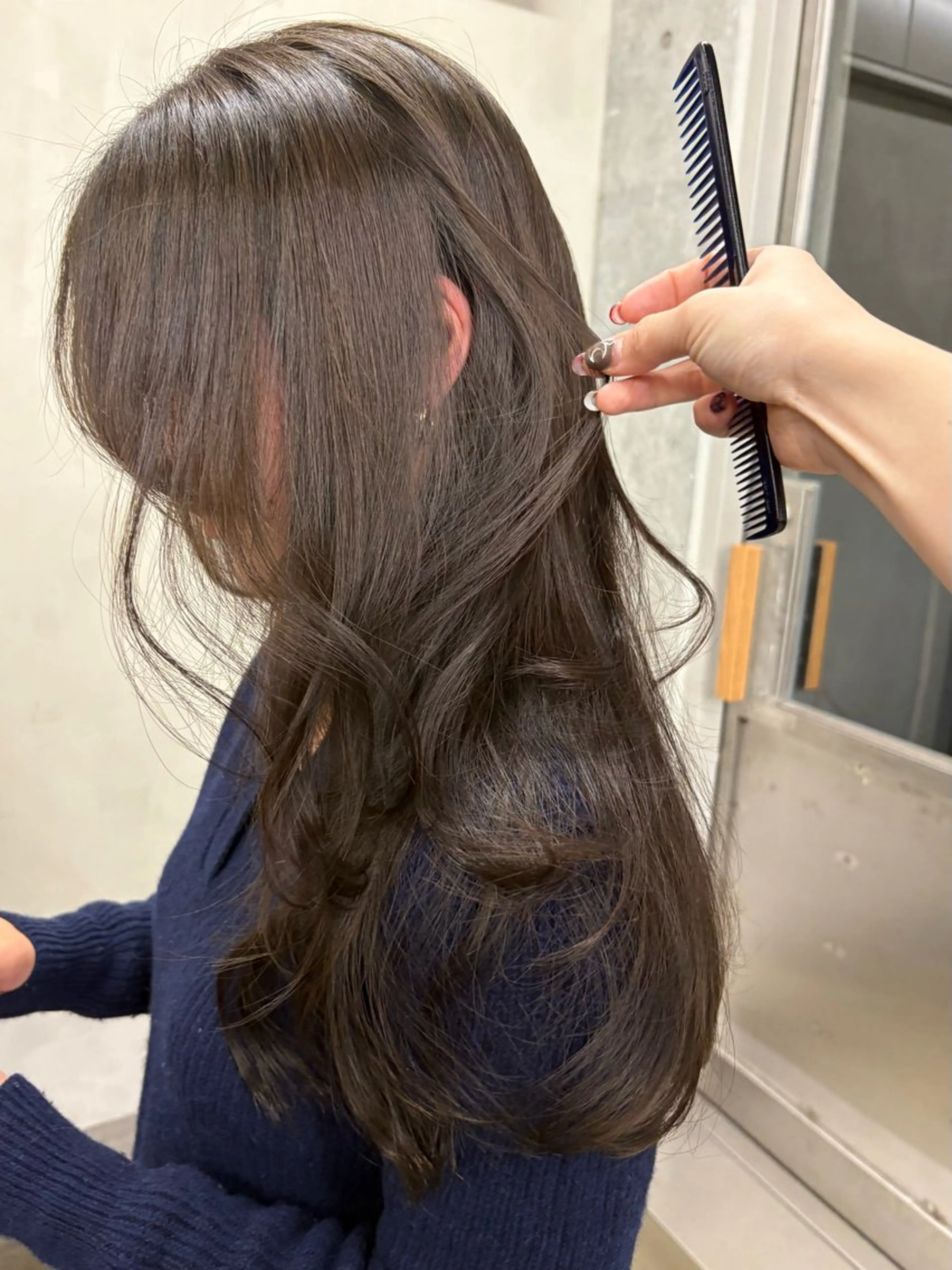ロング カラー ヘアカラー トリートメント レイヤー/柔色 カラー/SAkiのヘアスタイル