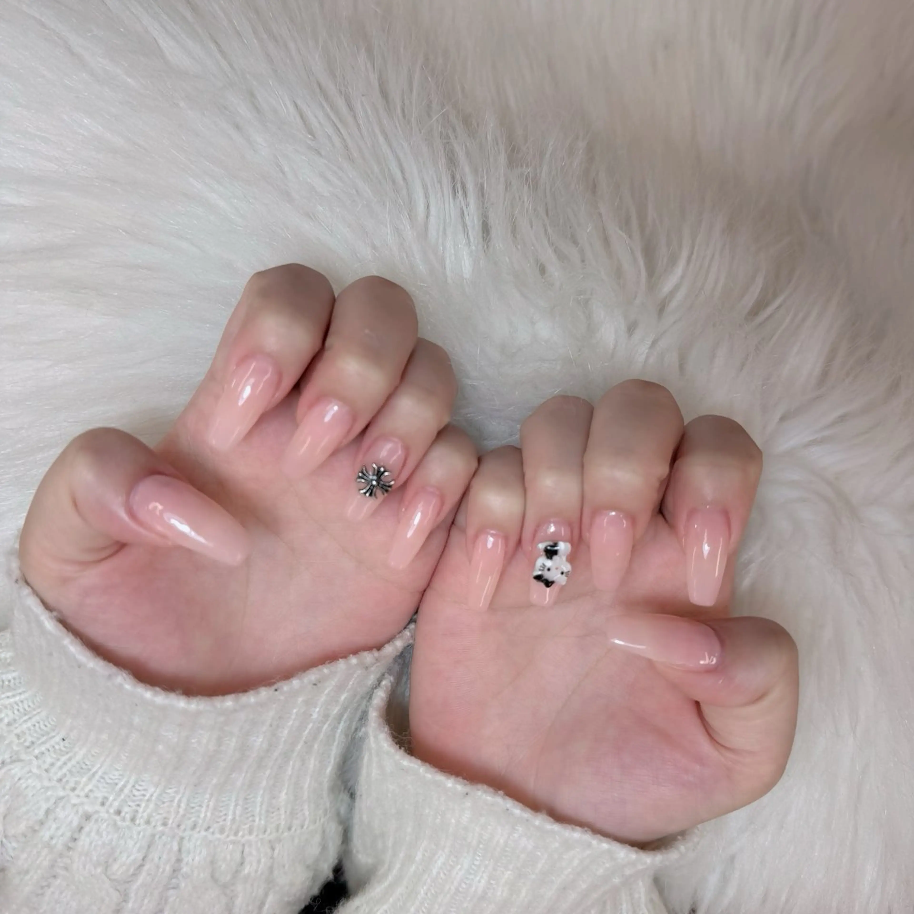 ネイル アートネイル フレンチネイル ジェルネイル 韓国ネイル マグネットネイル Lenie Shinokuboのネイルデザイン