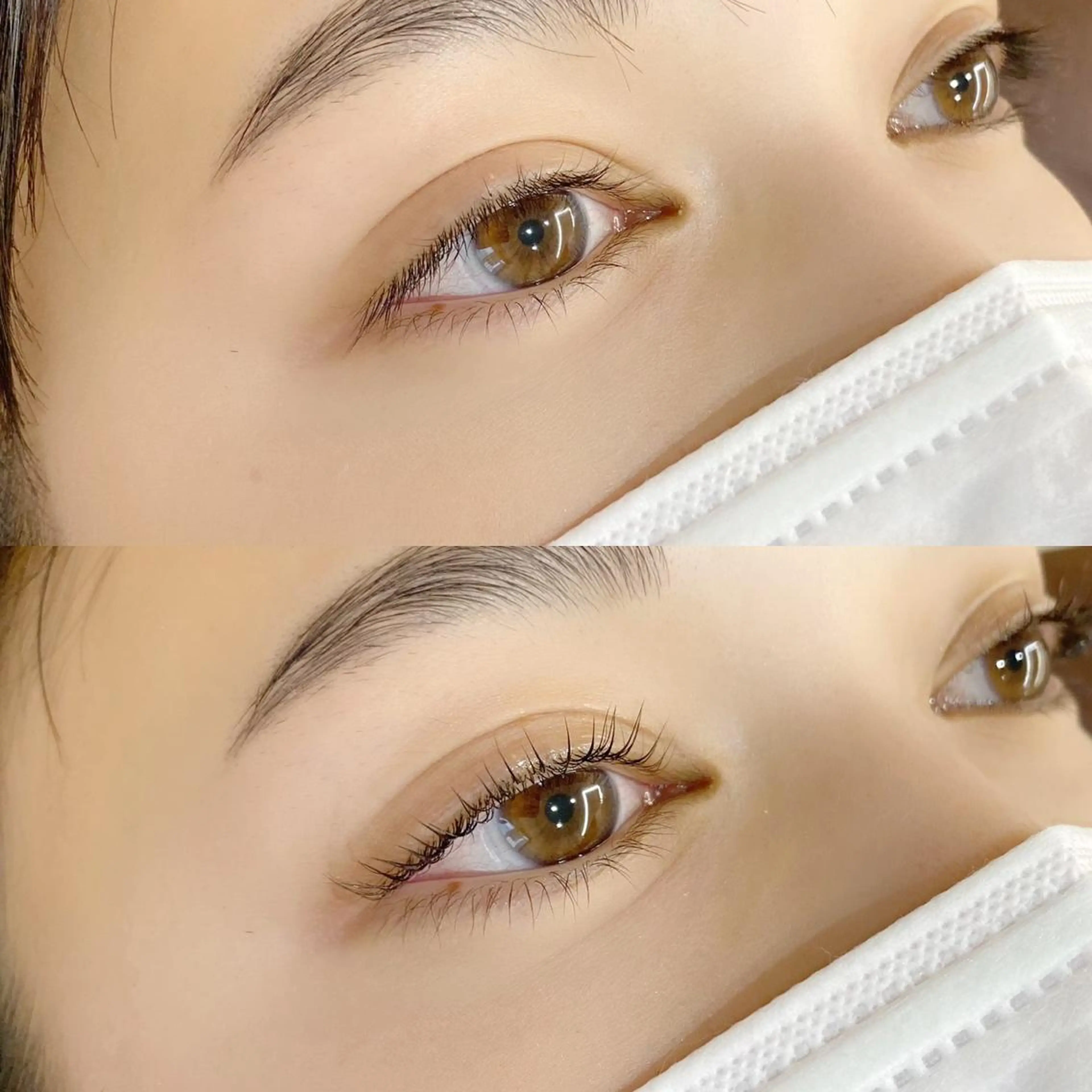 マツエク・マツパ ケラチンラッシュリフト LILY BABEのマツエク・マツパデザイン