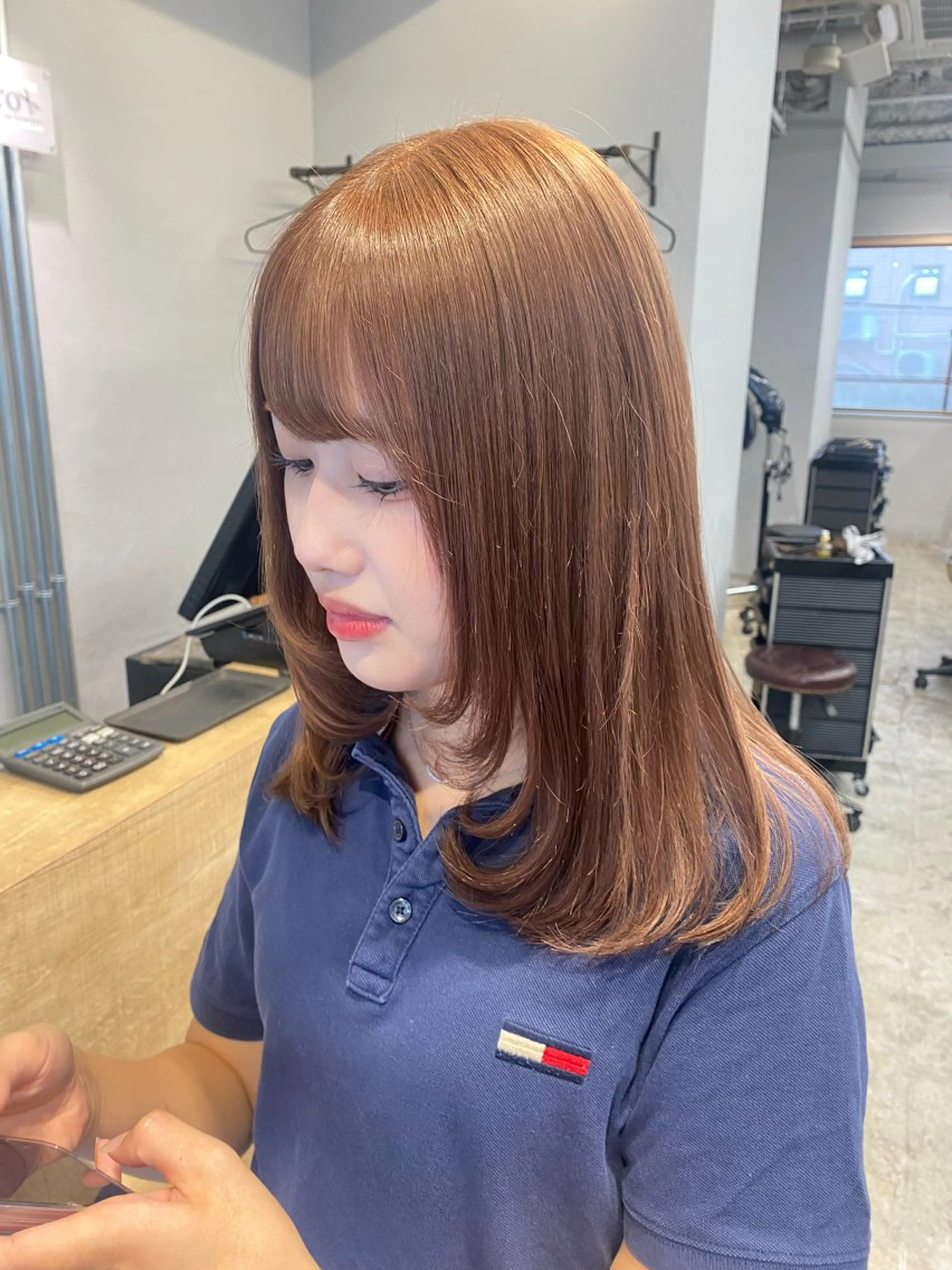 ミディアム カラー 🐾Libero🐾 柏　KONOMIのヘアスタイル