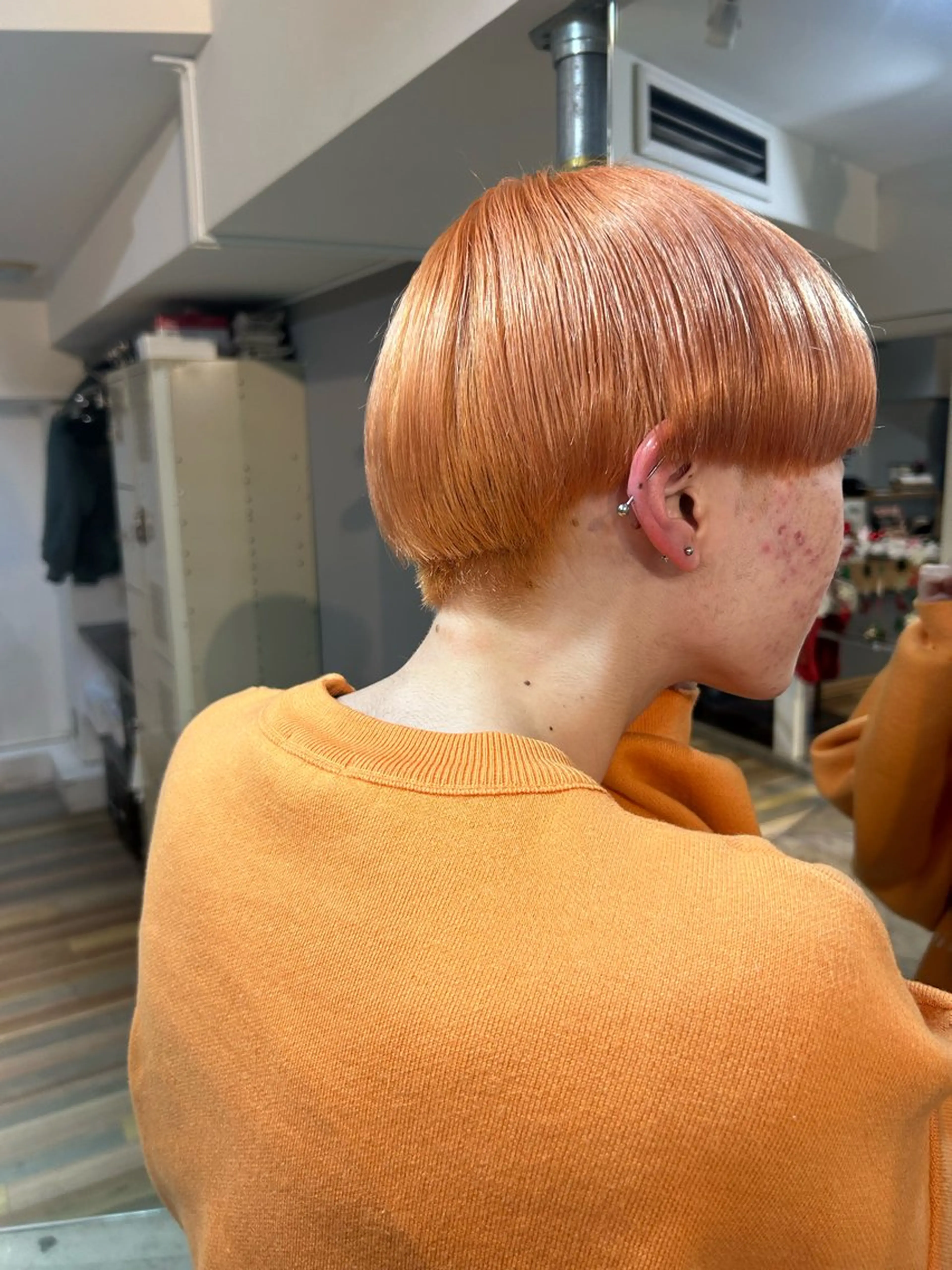 ショート カット ヘアカラー 🤎指名No.1ハイ トーン🤎日向花🤎のヘアスタイル