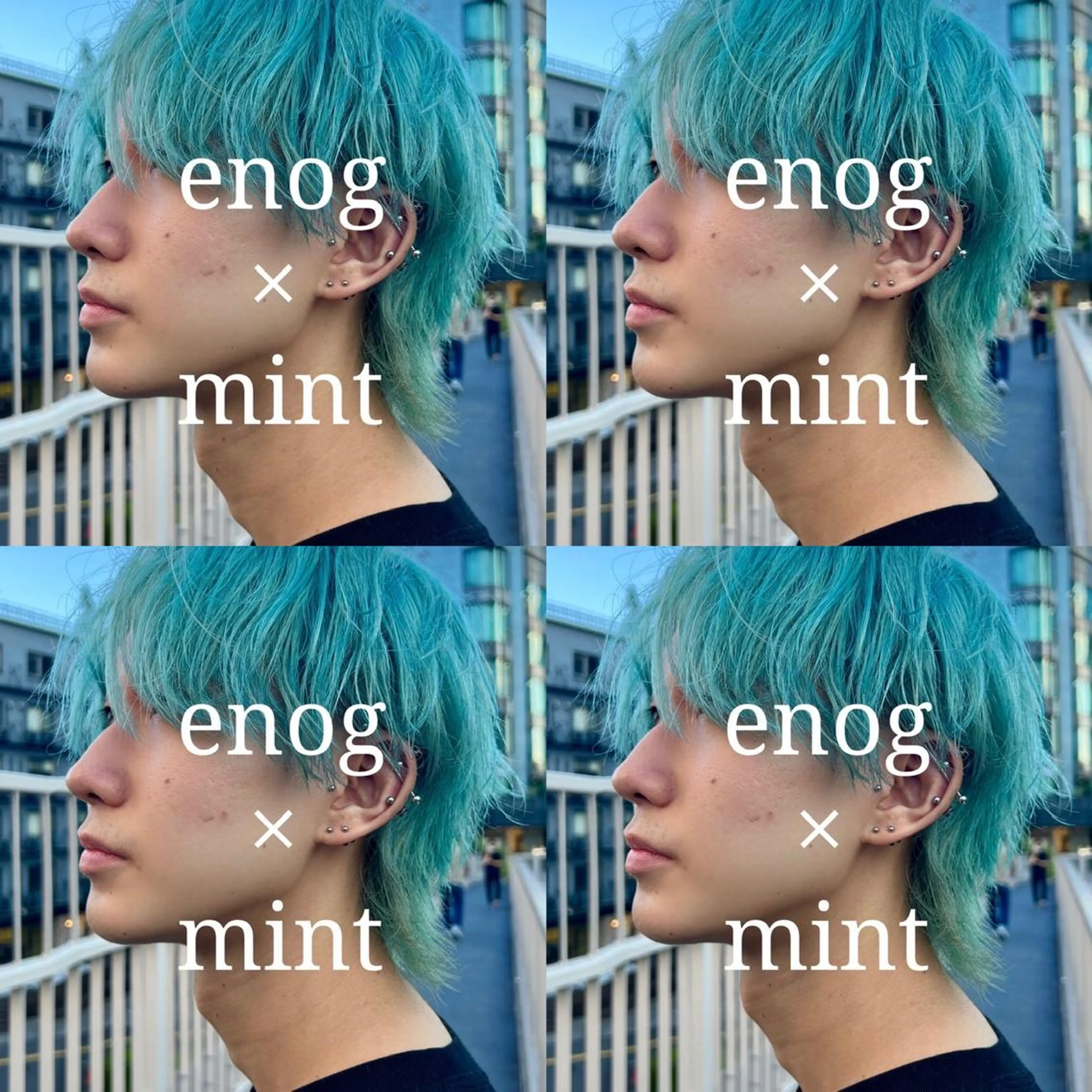 ショート カラー ブリーチ ミント カットモデル募集中 ✂️/平城秀馬/原宿のヘアスタイル