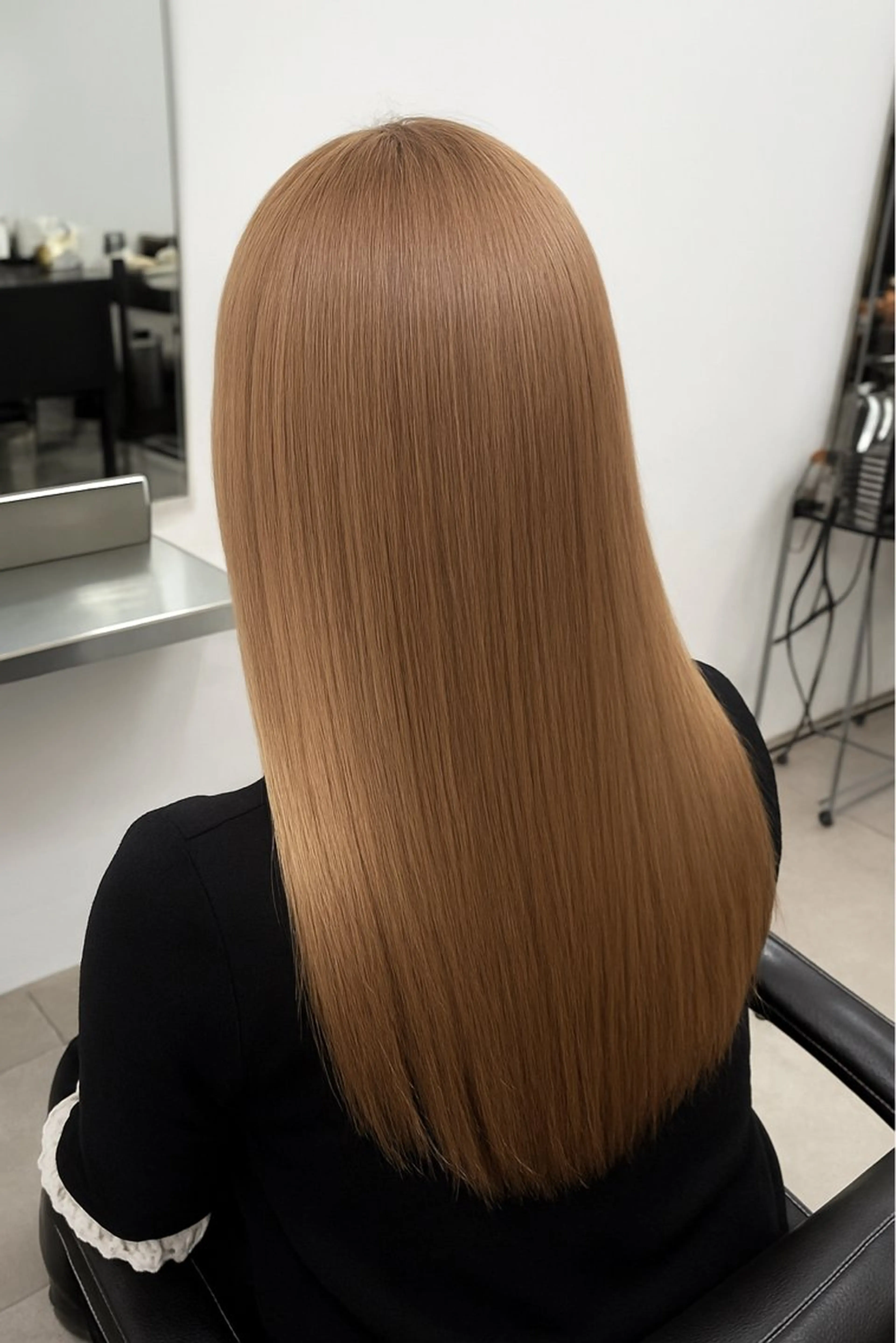 ロング カラー ブラウンカラー 透明感カラー 蔭山 幸奈のヘアスタイル