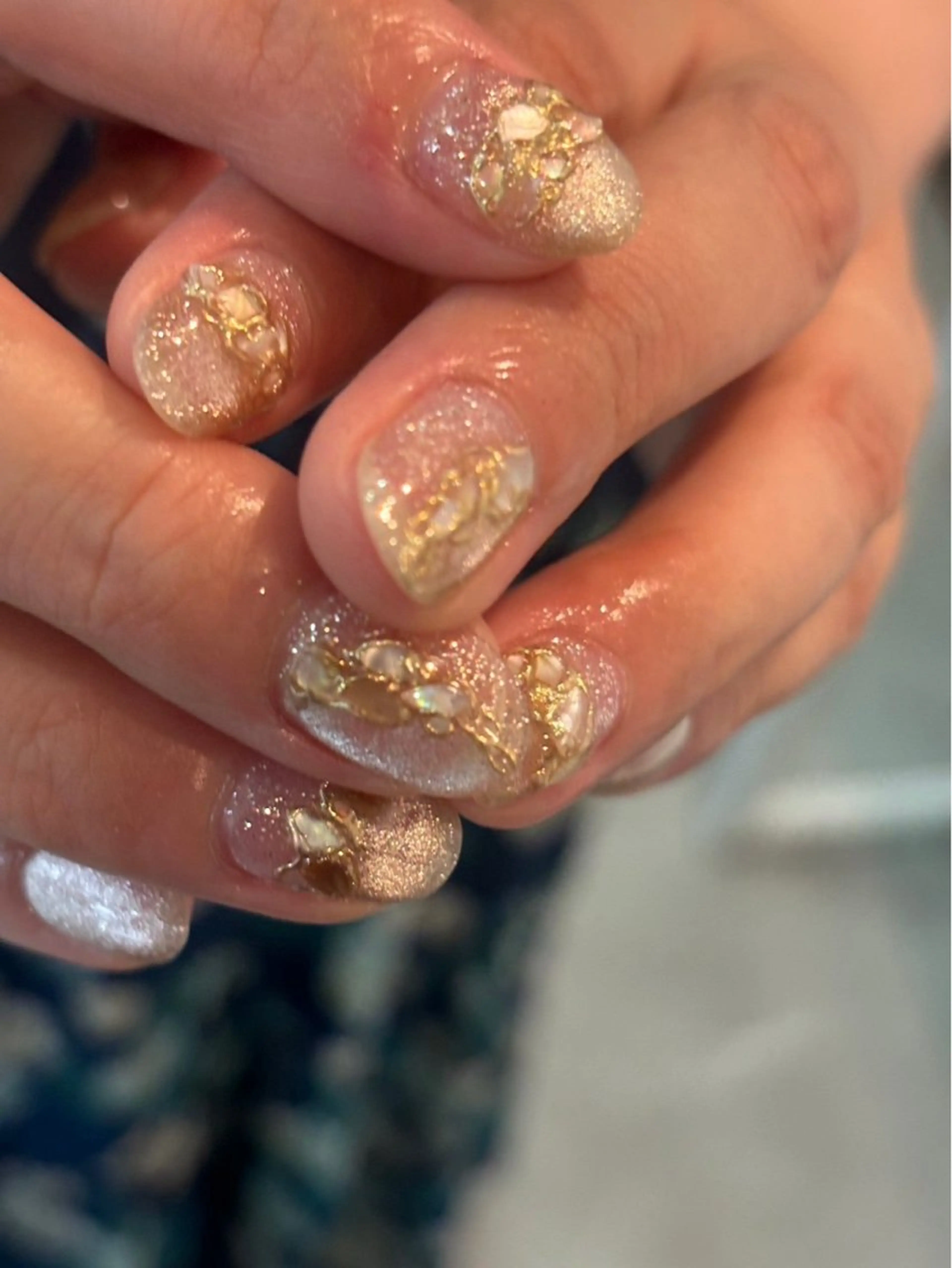 ネイル キラキラネイル ラメ(グリッター) ハンドネイル charme nailのネイルデザイン