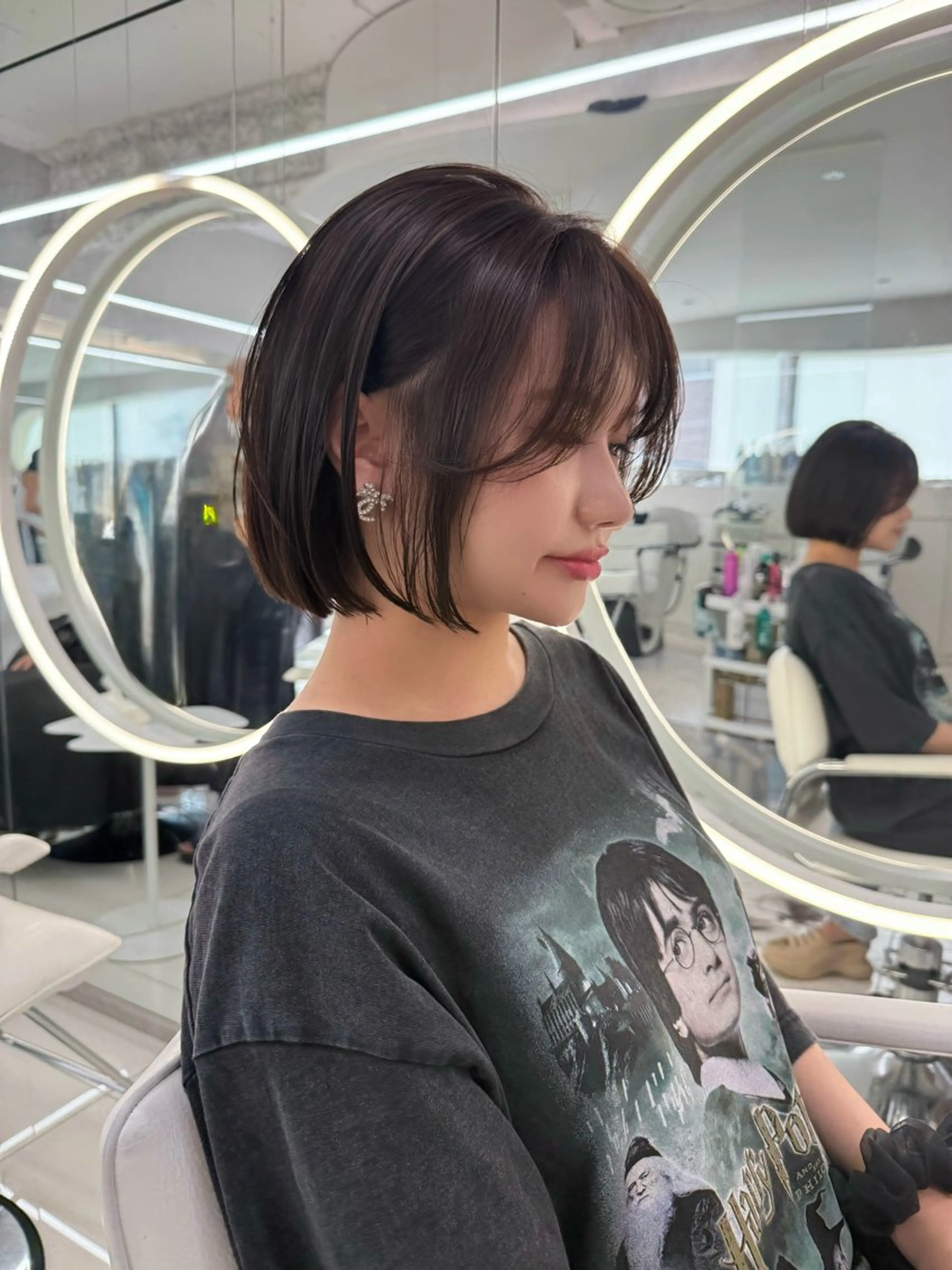 ショート ヘアカラー ハイトーンボブ Mizuki.のヘアスタイル