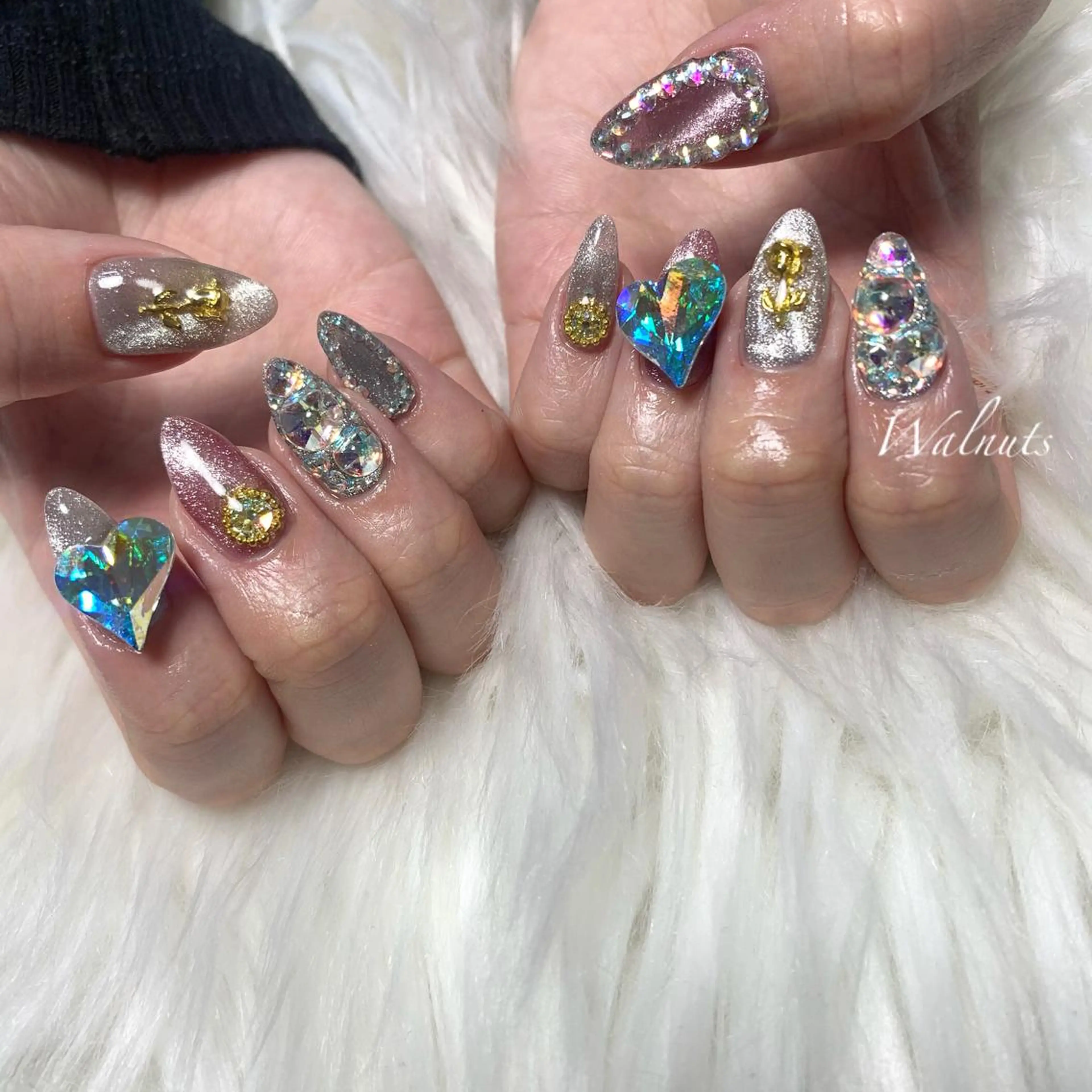 ネイル ハート Nail salon esterellaのネイルデザイン