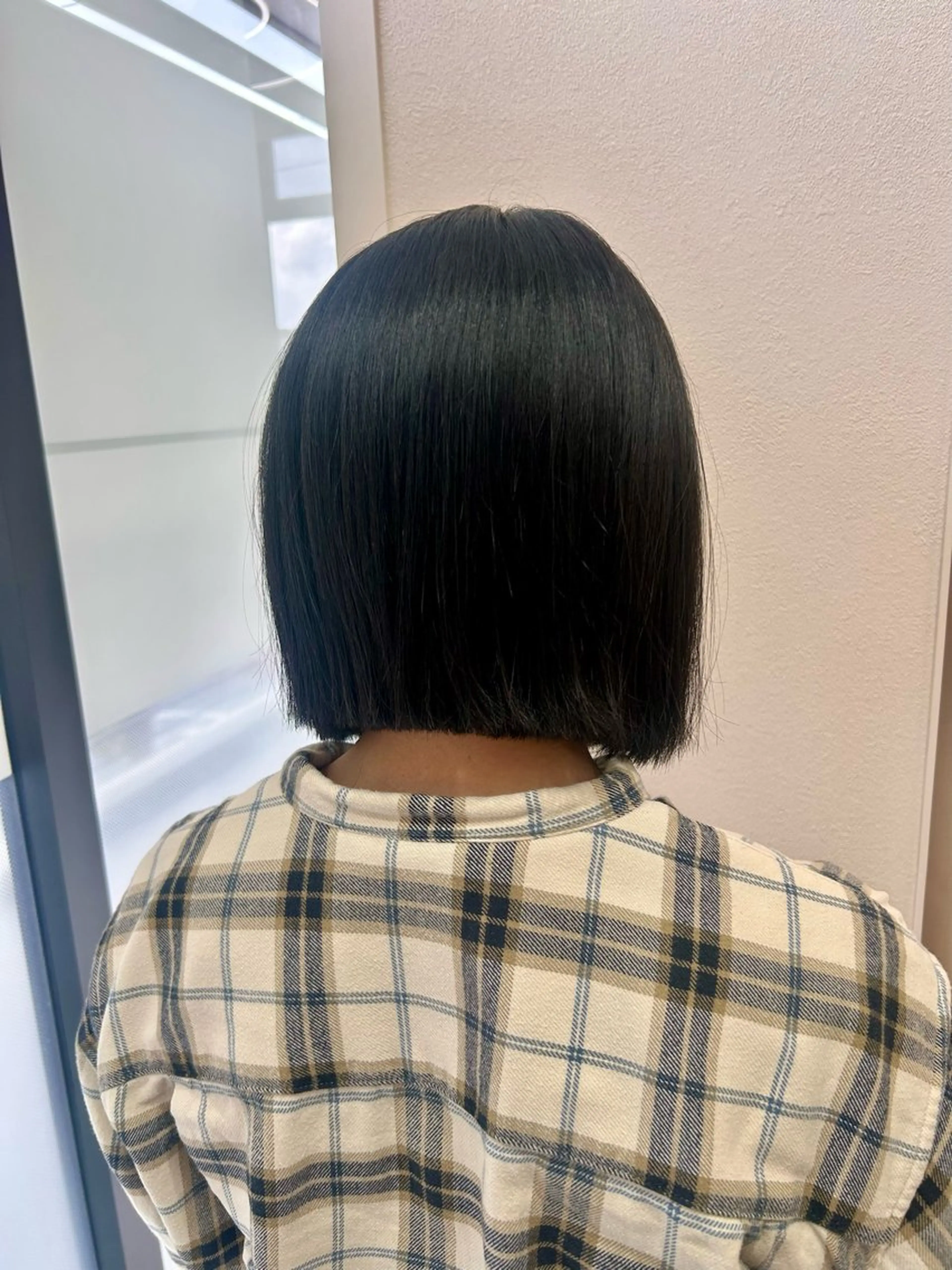 ショート 切りっぱなしボブ ボブ 小顔カット カット roan宗像店 Megumiのヘアスタイル