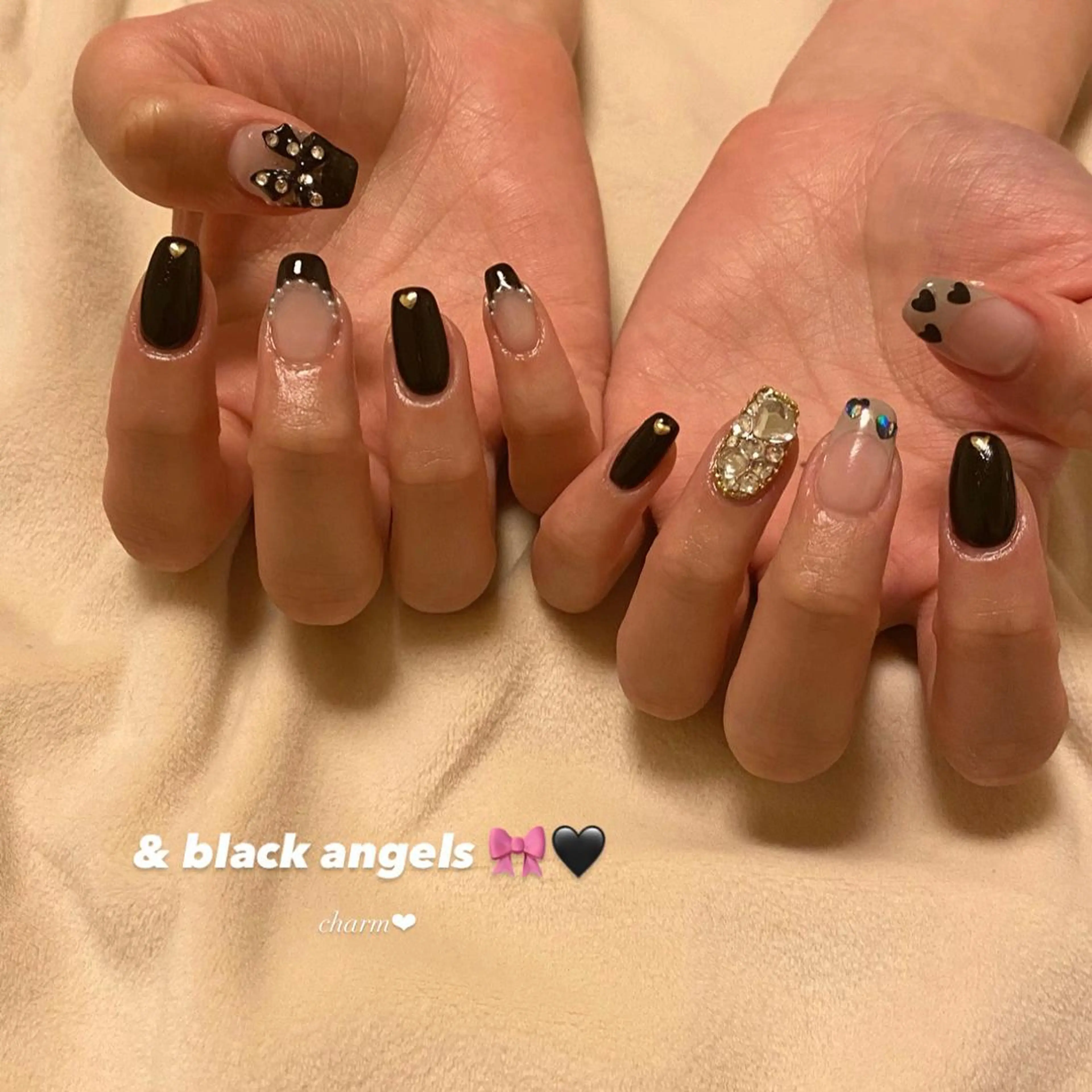 ネイル リボン その他(ネイル) nail salon charmのネイルデザイン