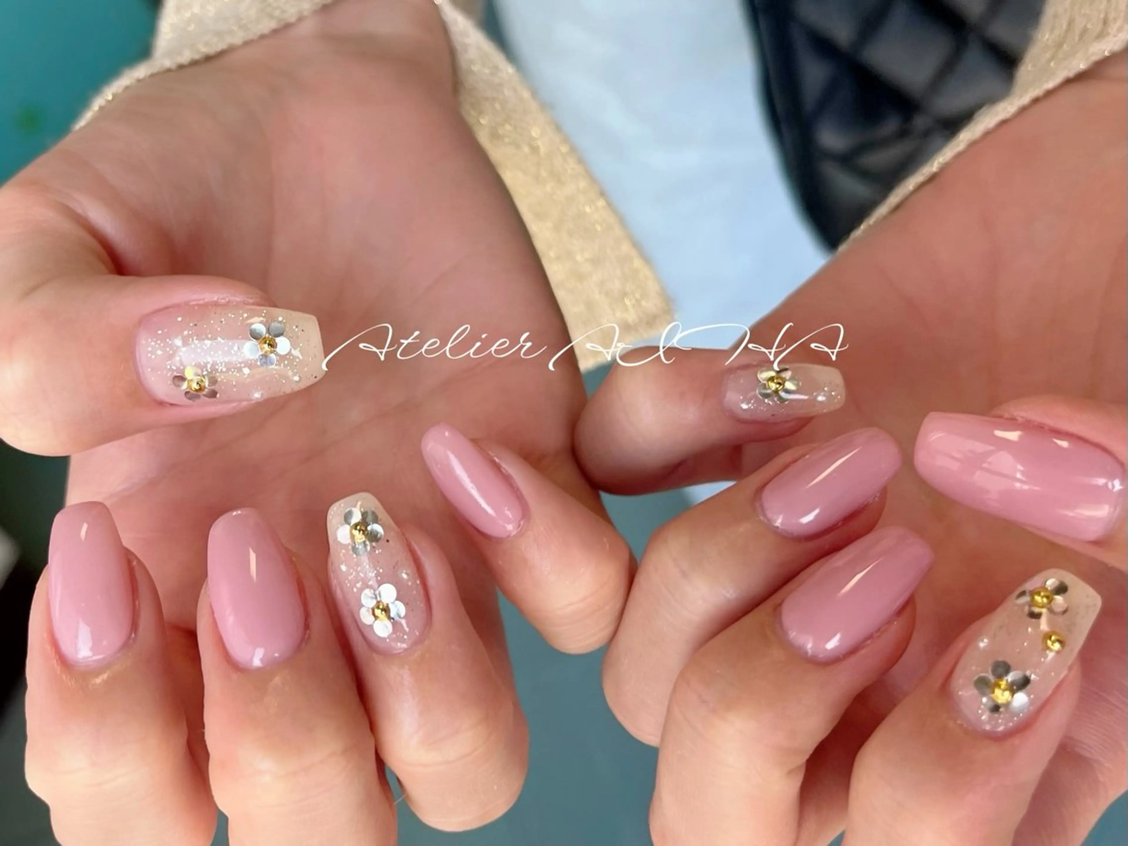 ミディアム ハンドネイル アトリエAIHA所属・アトリエAIHA★ フィルイン推奨サロンのネイルデザイン