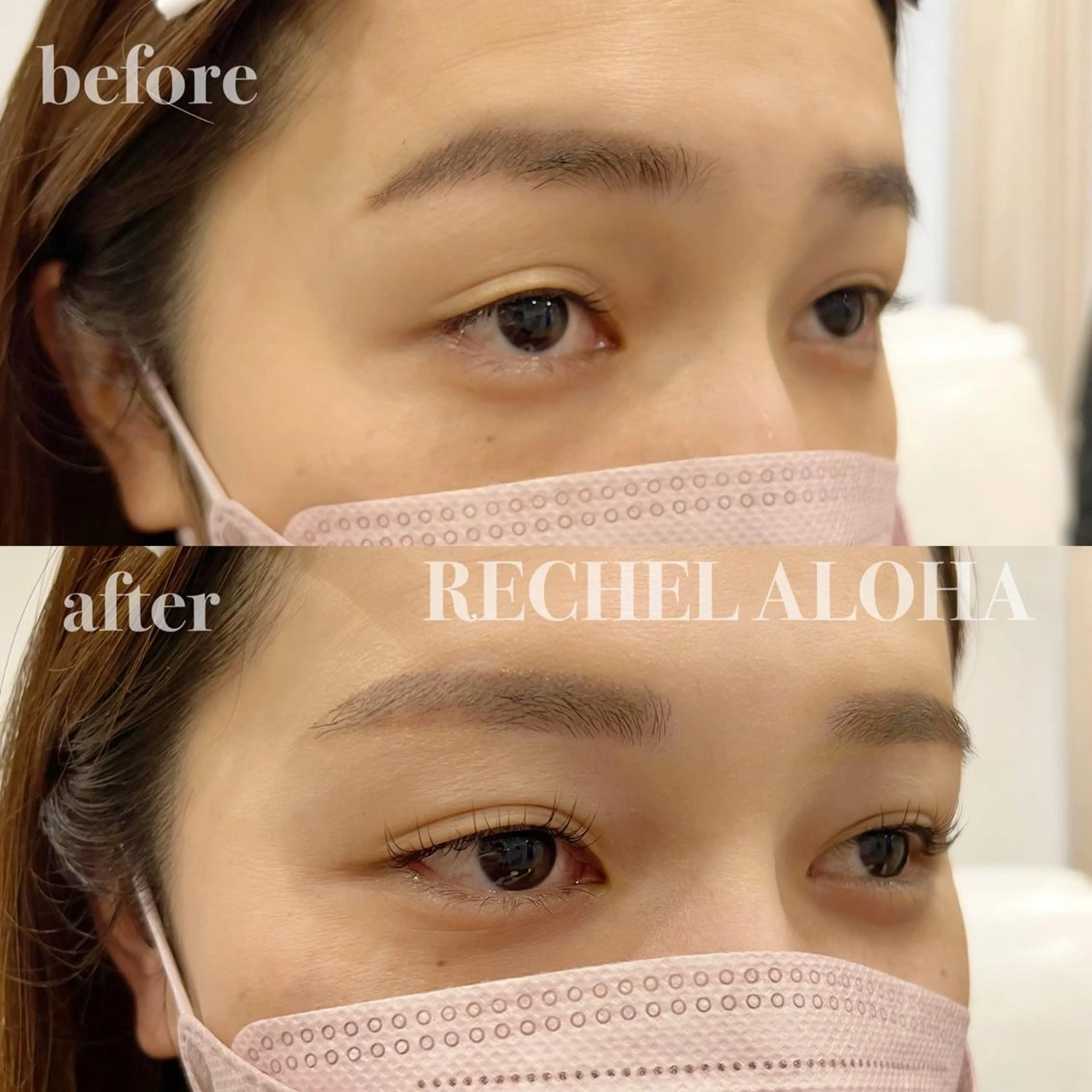 マツエク・マツパ アイブロウ RECHEL ALOHA　茨木店のマツエク・マツパデザイン