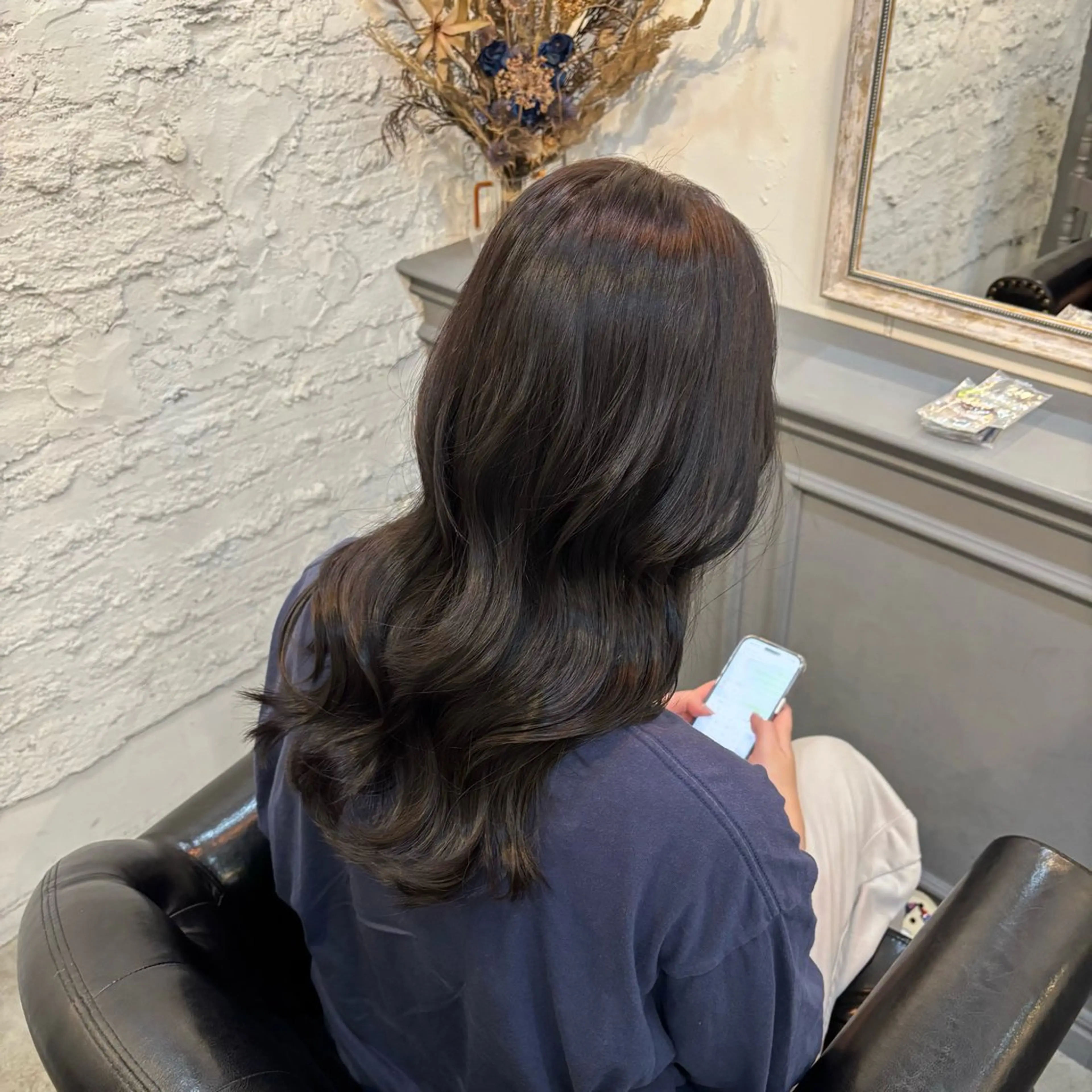 ロング カラー 関口 玲那のヘアスタイル