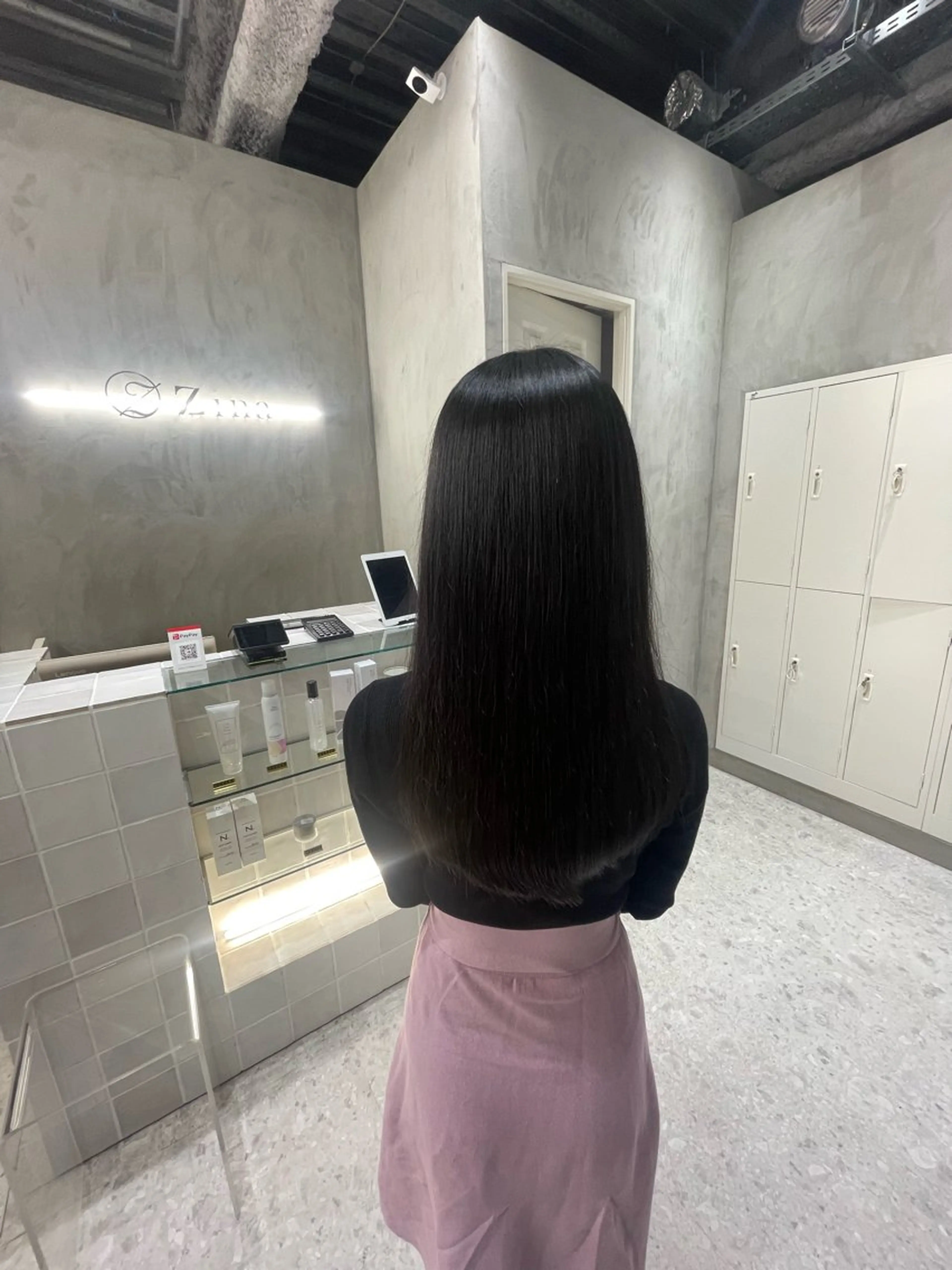 セミロング 縮毛矯正 トリートメント 【ジーナ新宿】 大橋美月のヘアスタイル