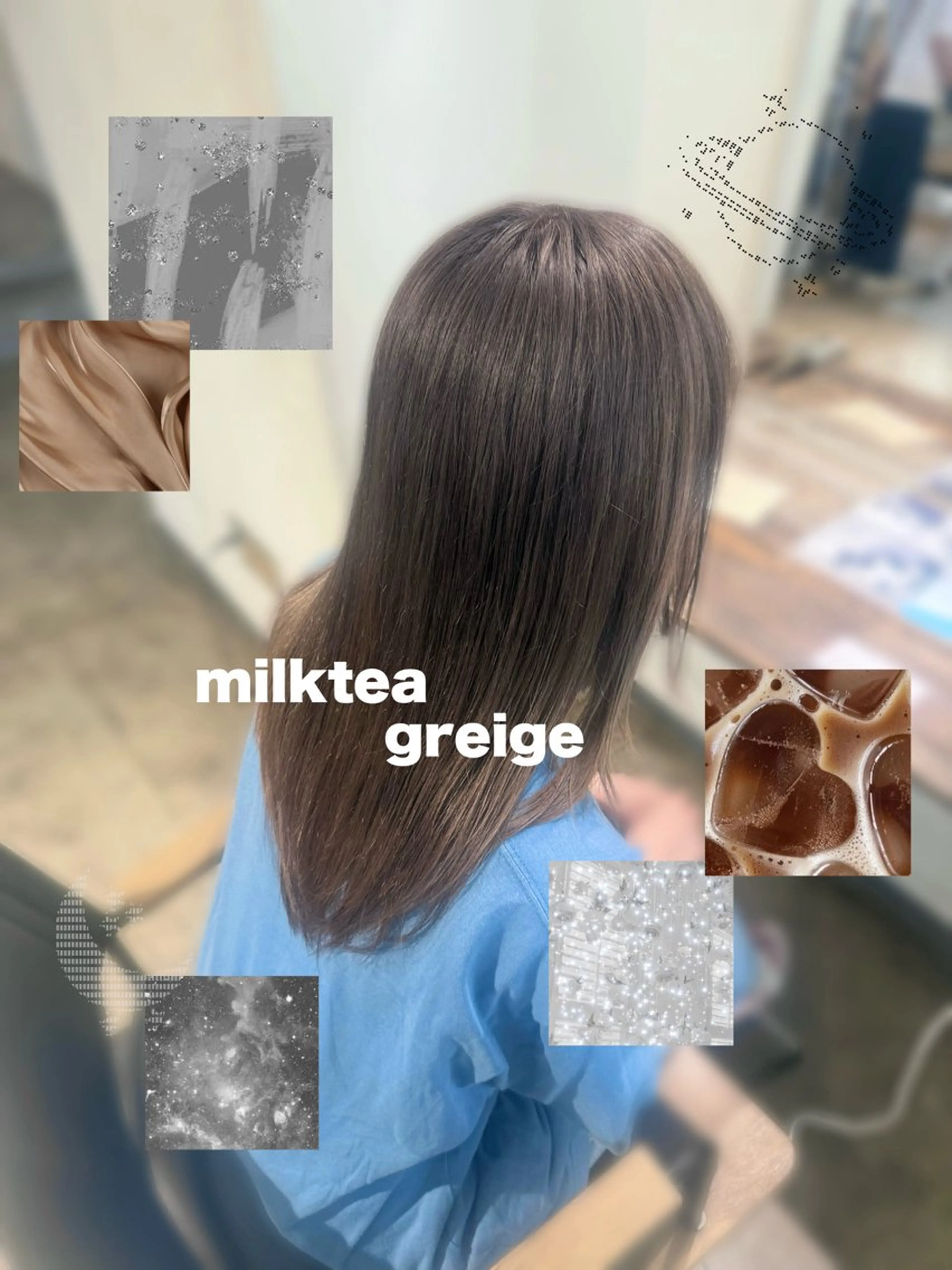 ロング カラー ベージュカラー ブリーチ ダブルカラー グレージュ ハイトーンカラー ヘアカラー トリートメント 🫧ブリーチモデル/ 透明感カラー /みきのヘアスタイル