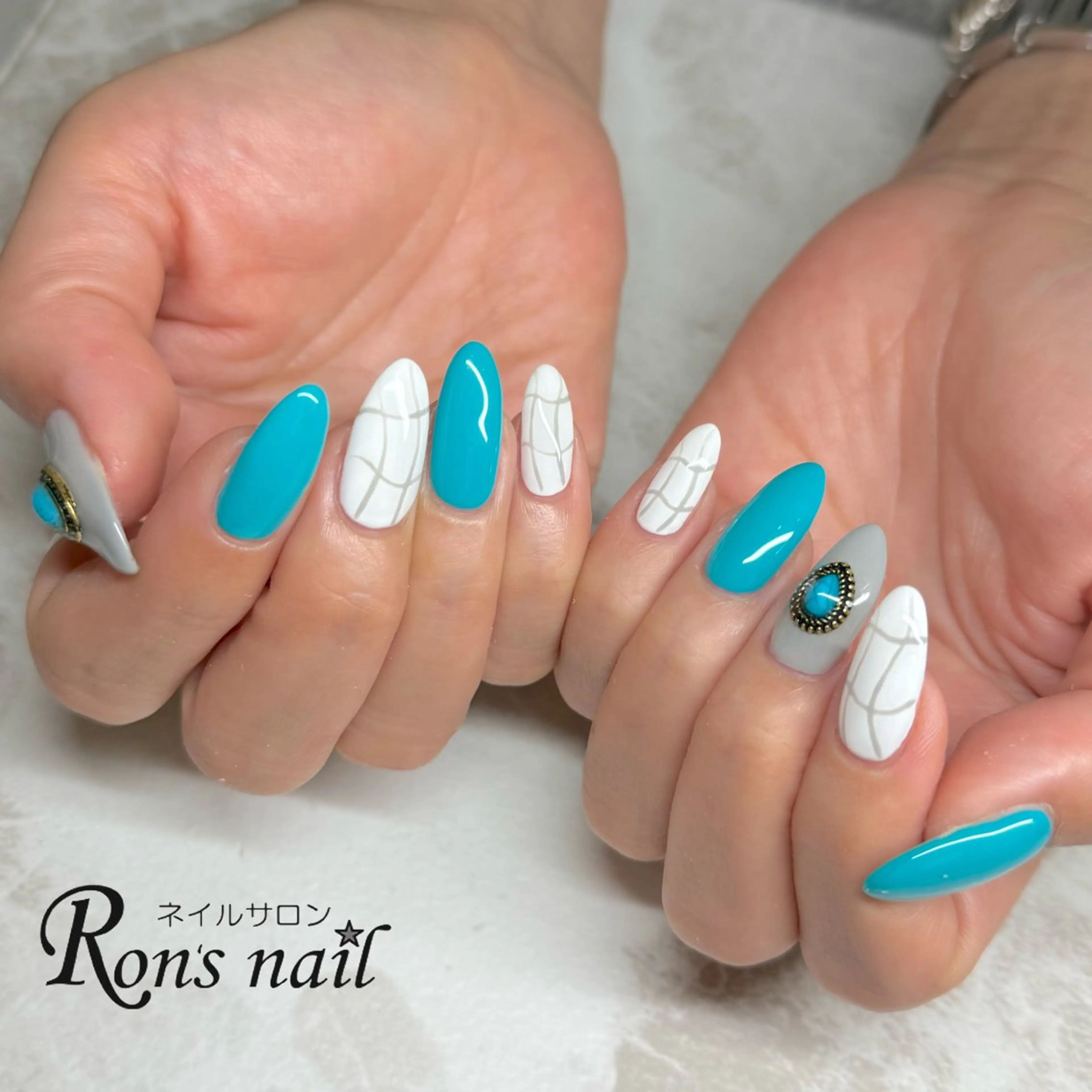 ネイル Ron's nail 笹岡のネイルデザイン