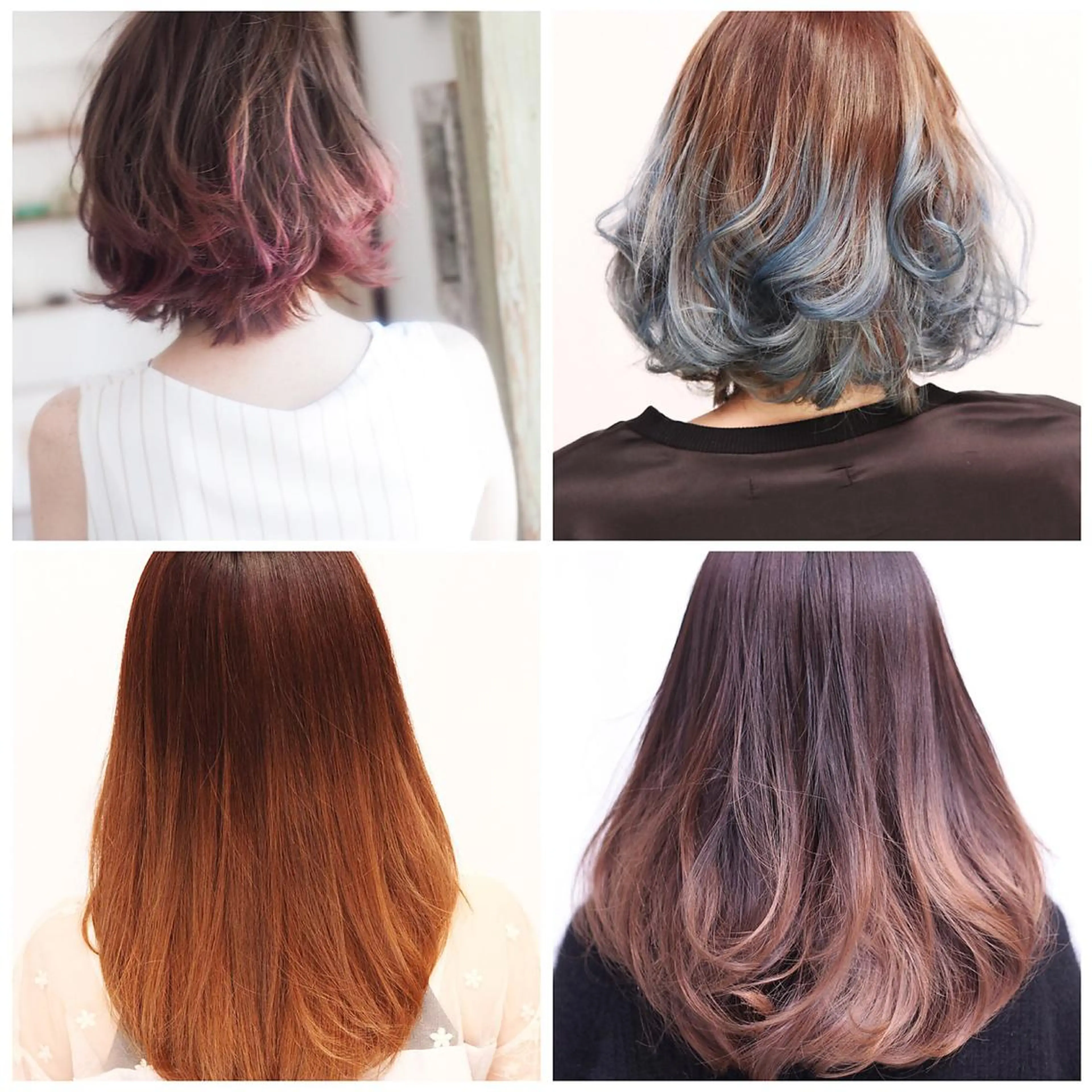 ショート ミディアム セミロング ロング カラー グラデーションカラー ヤナ マネージャーのヘアスタイル