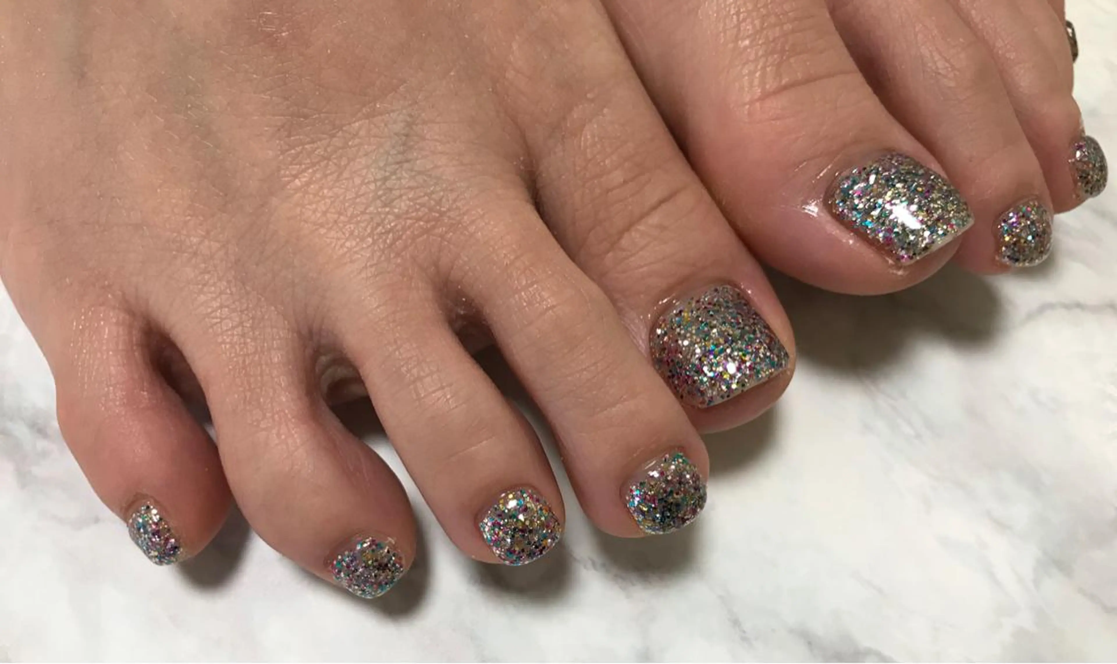 ネイル フットネイル Mana‪ ‪·͜· ❤︎‬のネイルデザイン