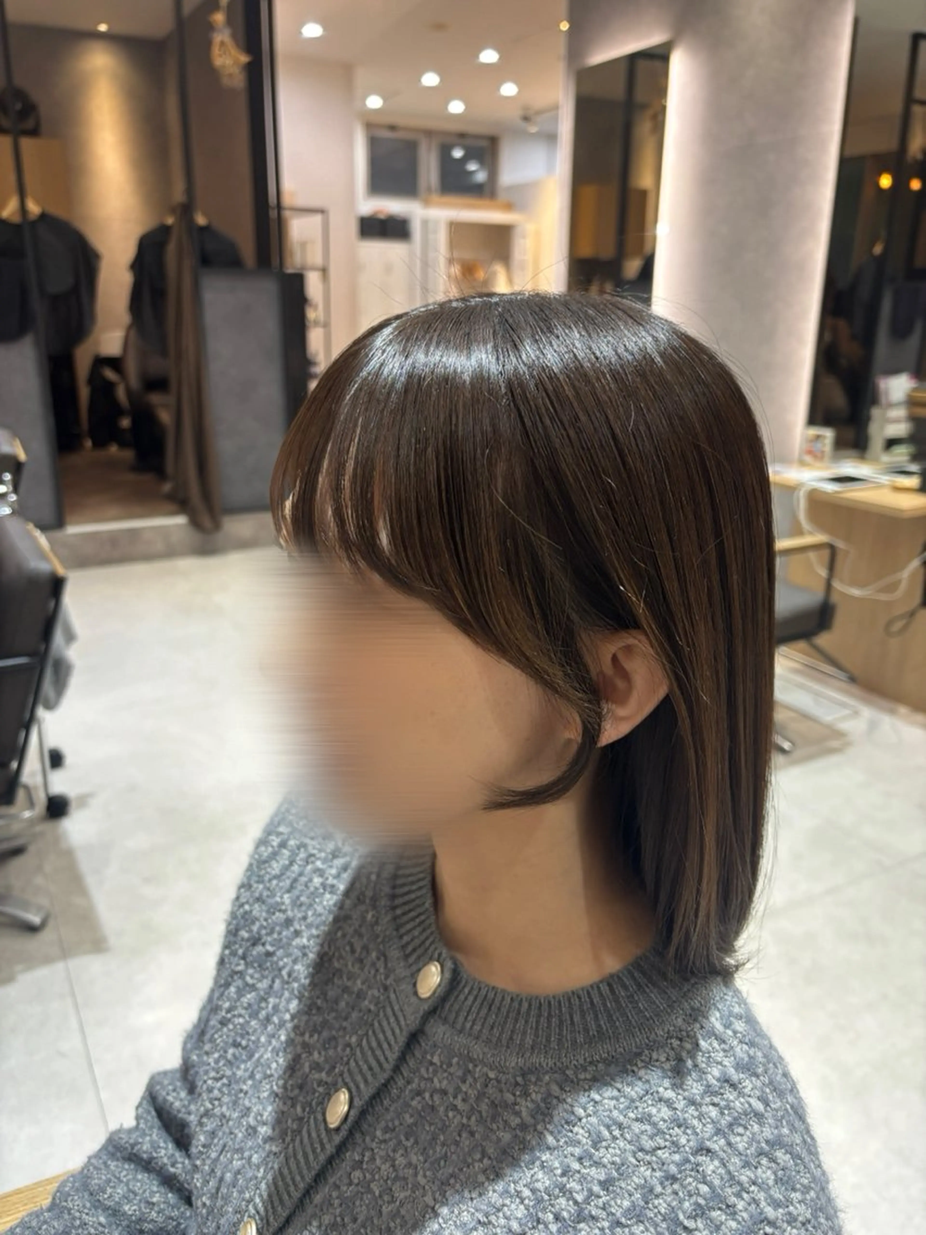 ミディアム サイドバング カット konomi ⟡.*のヘアスタイル