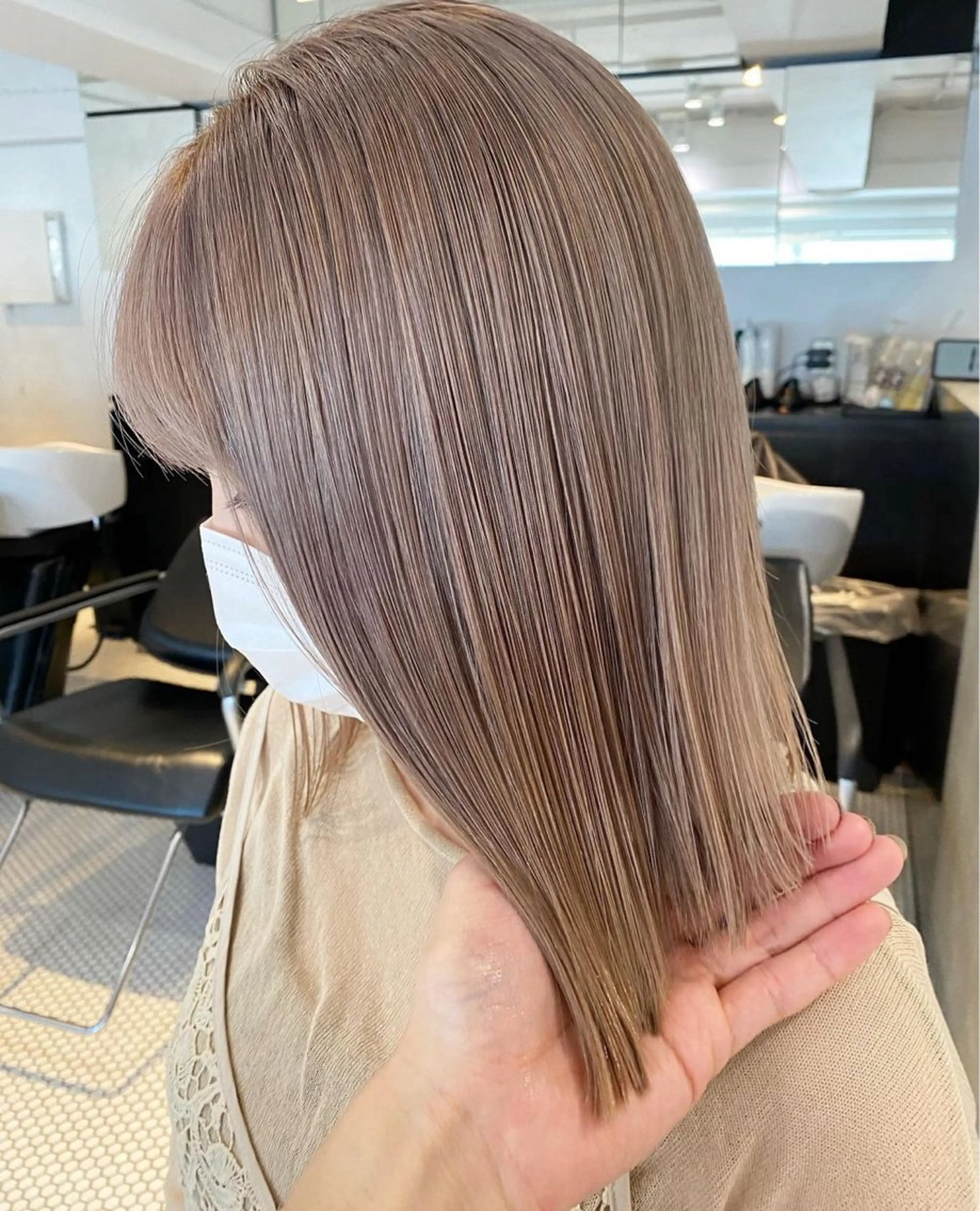 ミディアム 🧸レイヤー/ 池袋/あいり　🤎のヘアスタイル