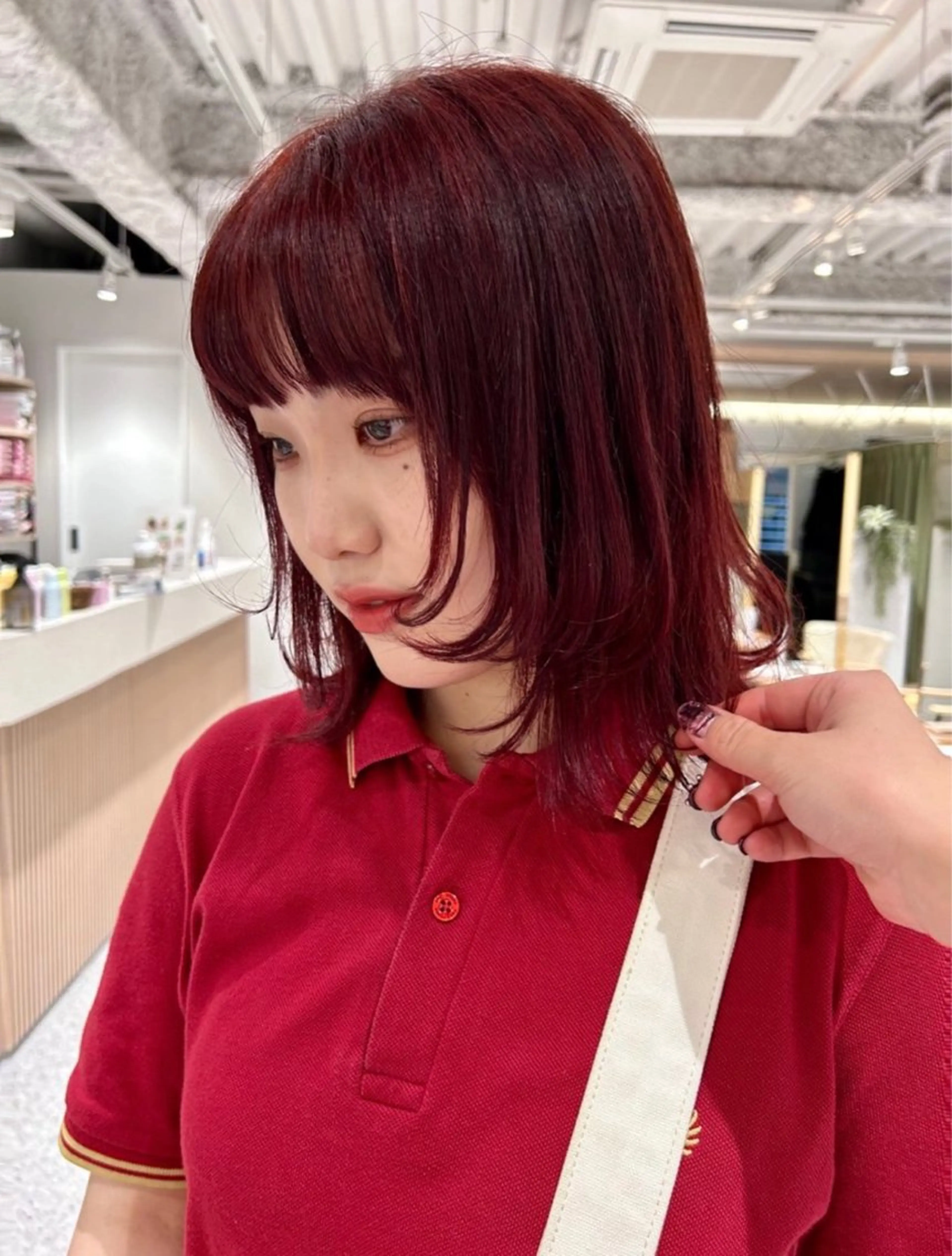 ミディアム ヘアカラー hair&eye🎀 /momoKaのヘアスタイル