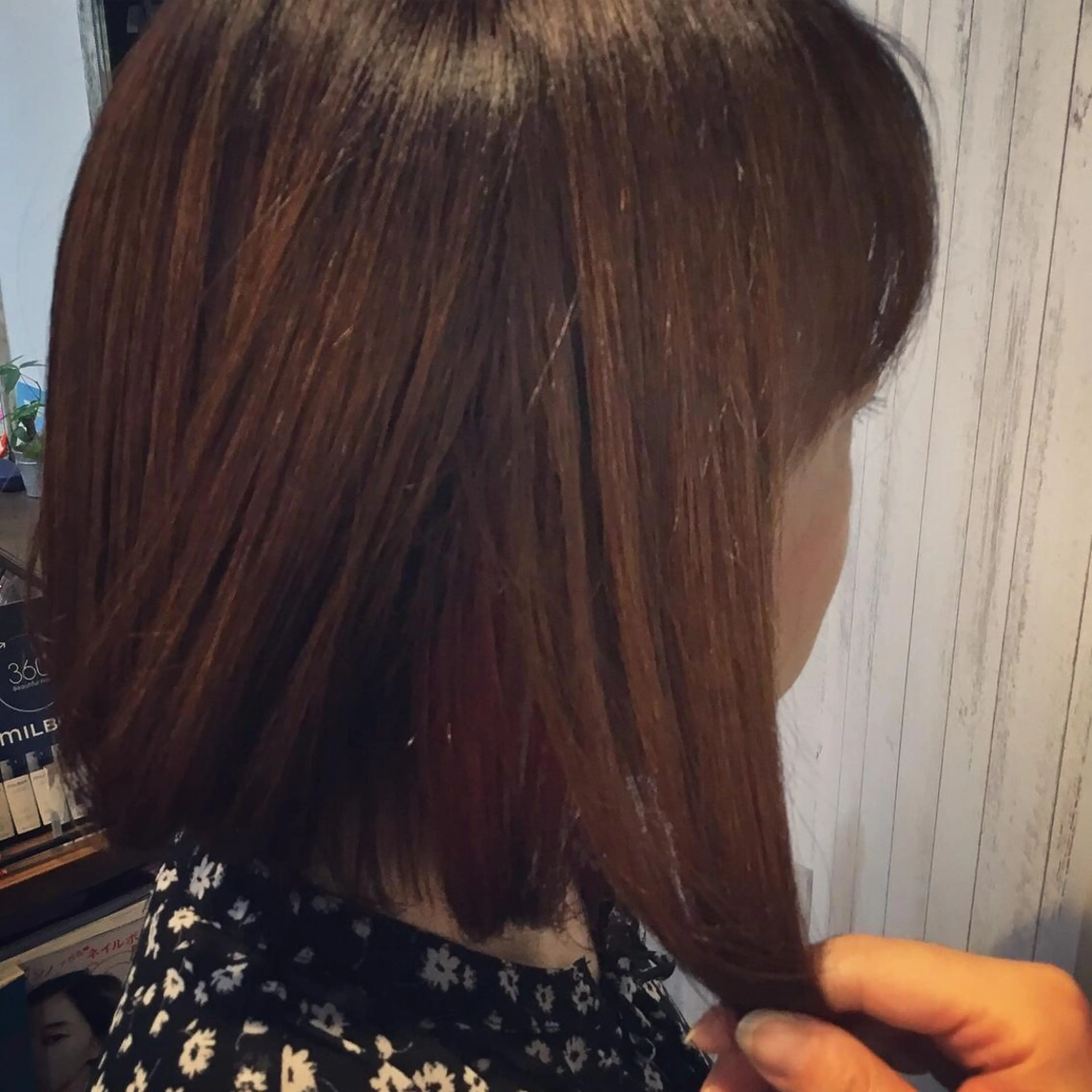ミディアム カラー 金崎 新吾のヘアスタイル