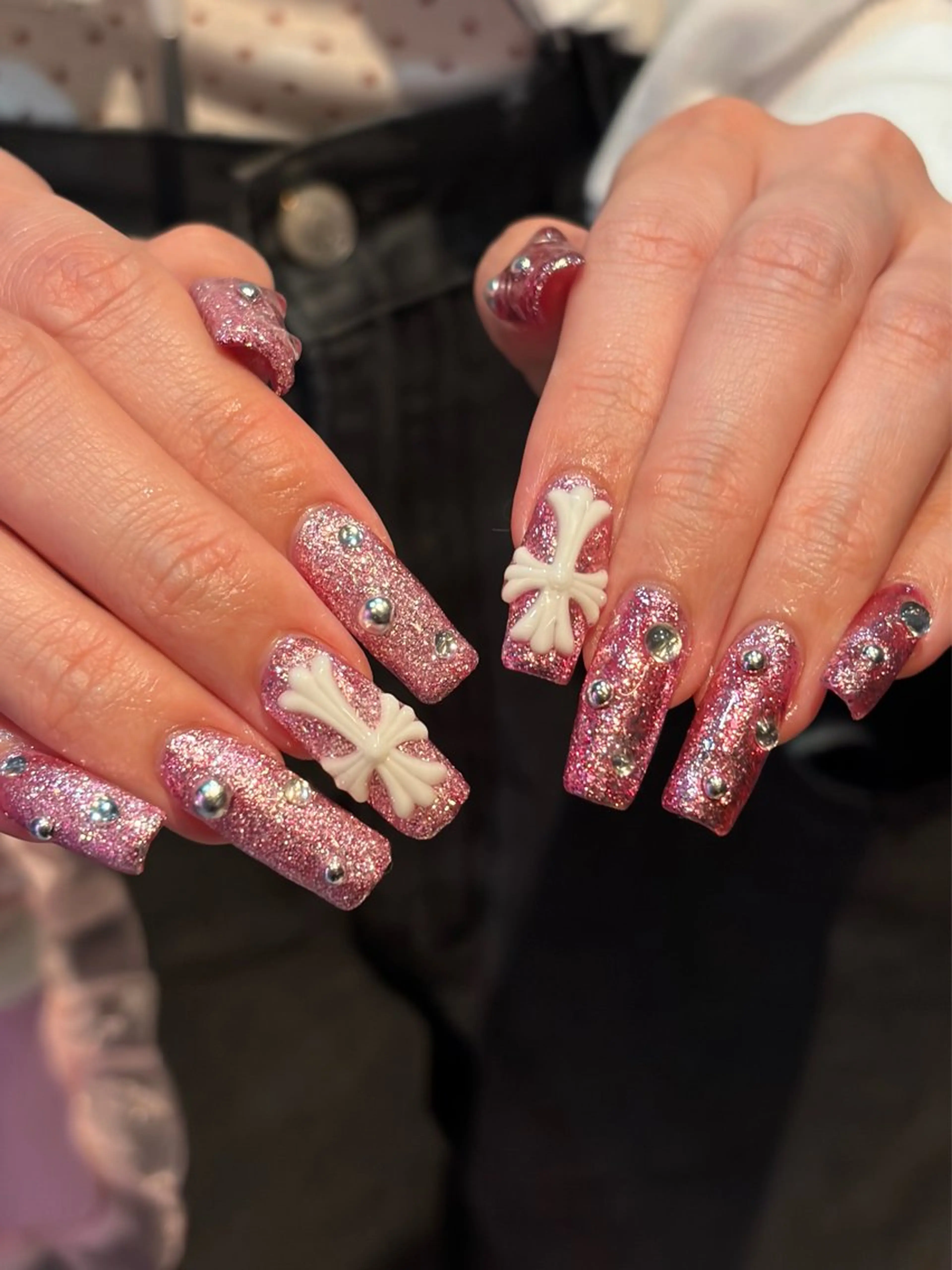 ネイル フラッシュネイル ラメ(グリッター) ハンドネイル 🎼yuuka/池袋 🎼WOLTOKYOのネイルデザイン