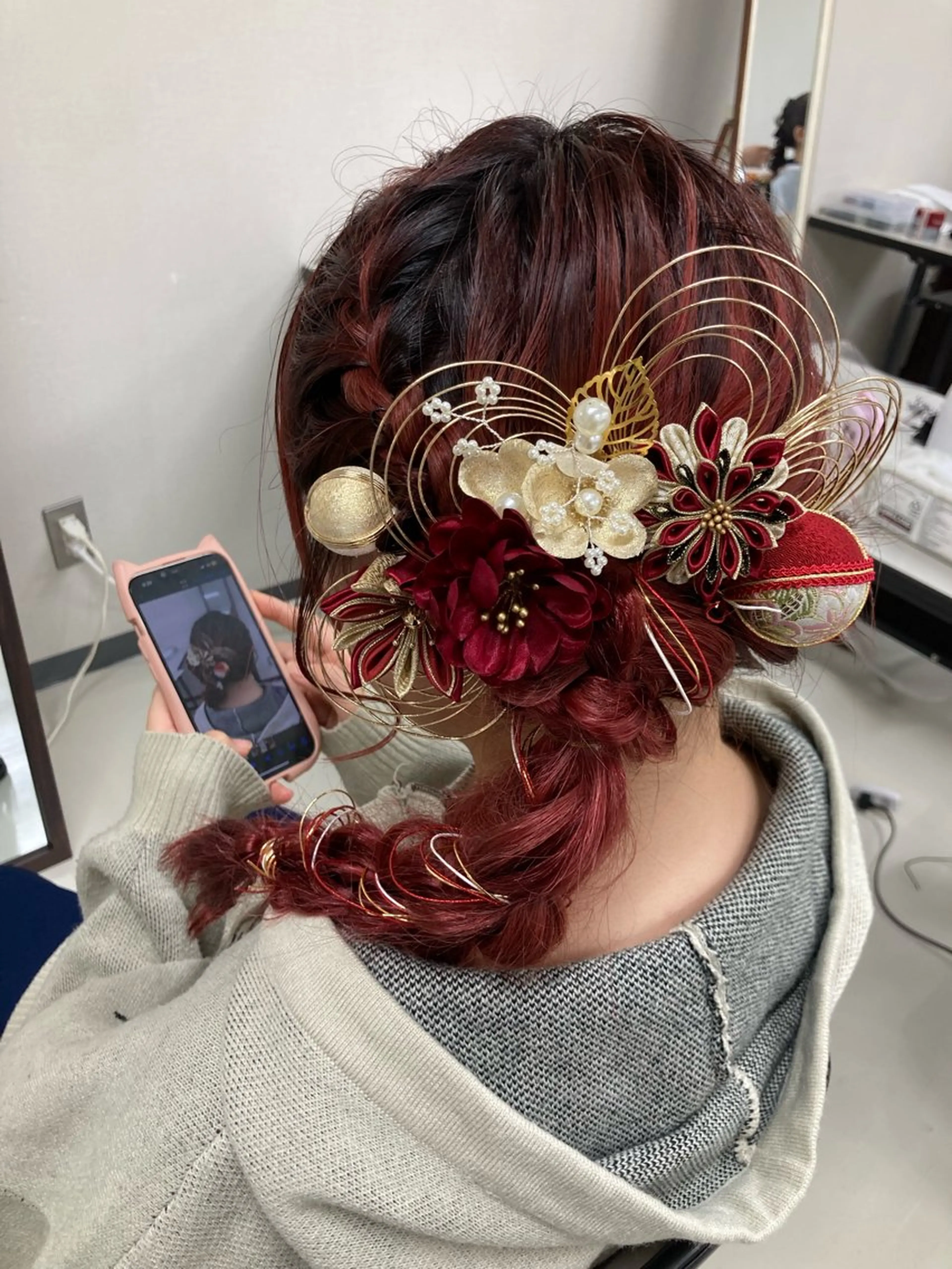 ロング ヘアセット 中野 紹江のマツエク・マツパデザイン