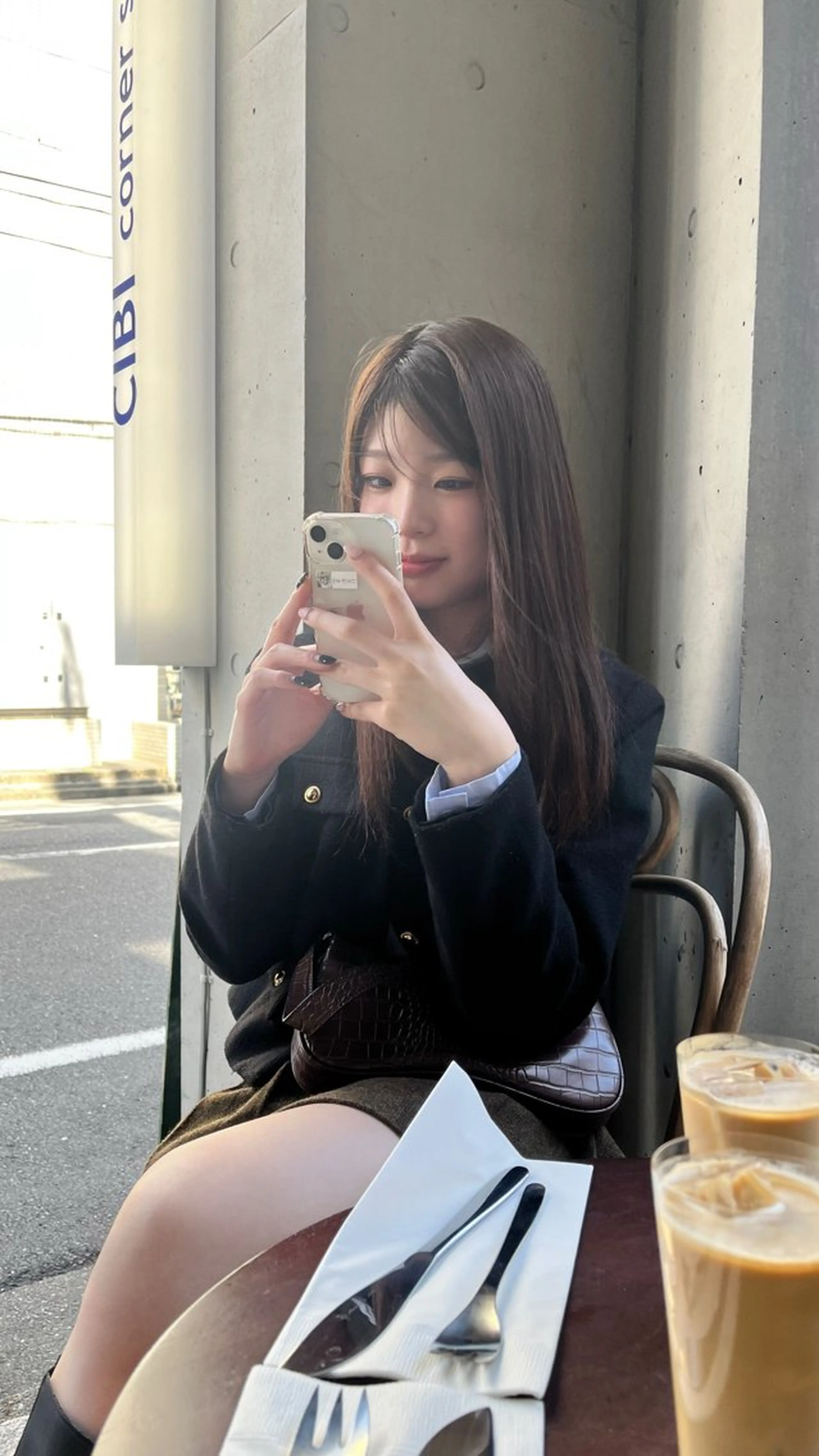 ロング 韓国風ヘア 似合わせカット 小顔カット カット ヘアカラー 縮毛矯正 大宮韓国ハッシュ🪽 GLROWseriのヘアスタイル