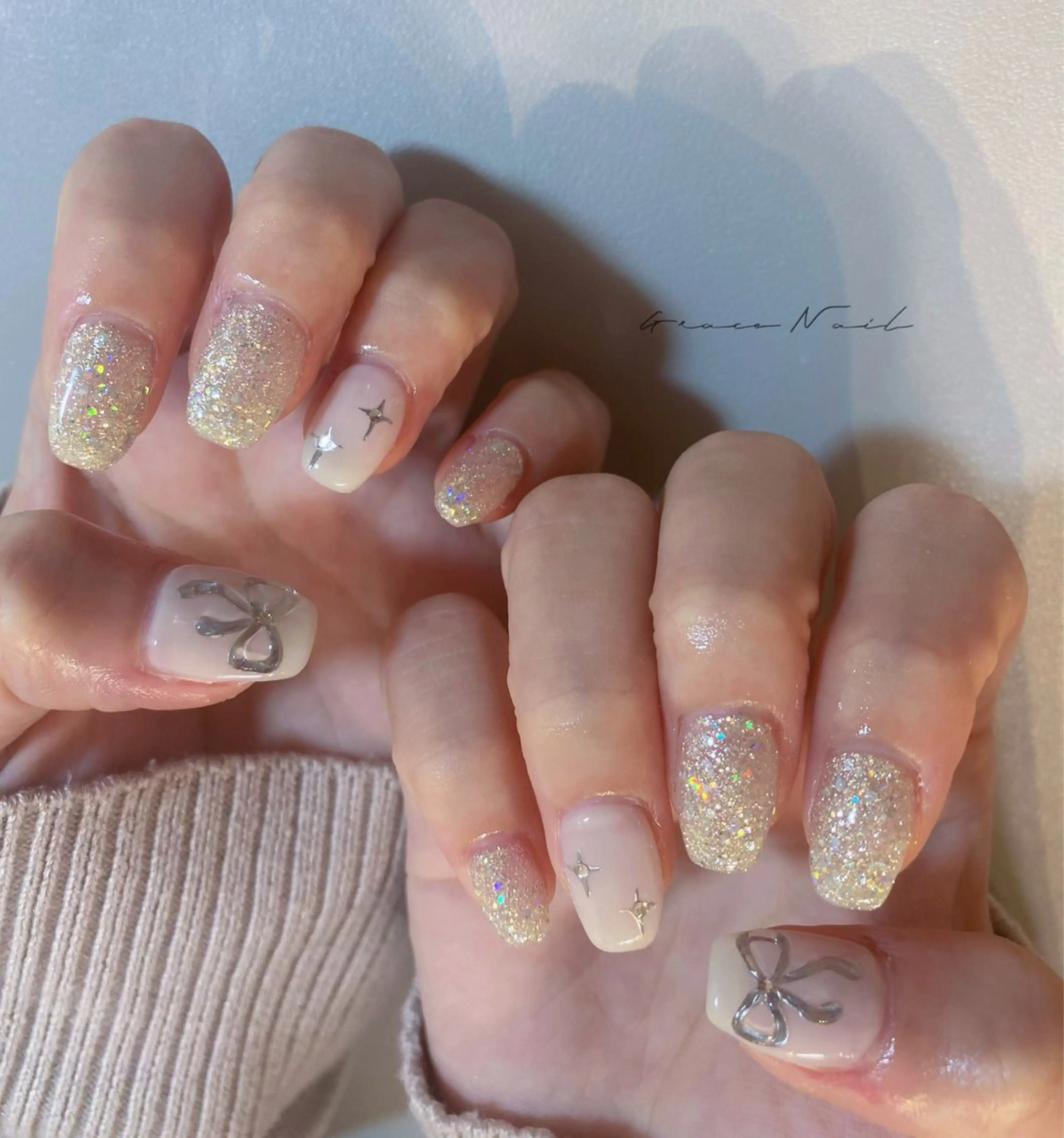 ネイル ハンドネイル ☆*｡Grace Nail｡*☆のネイルデザイン