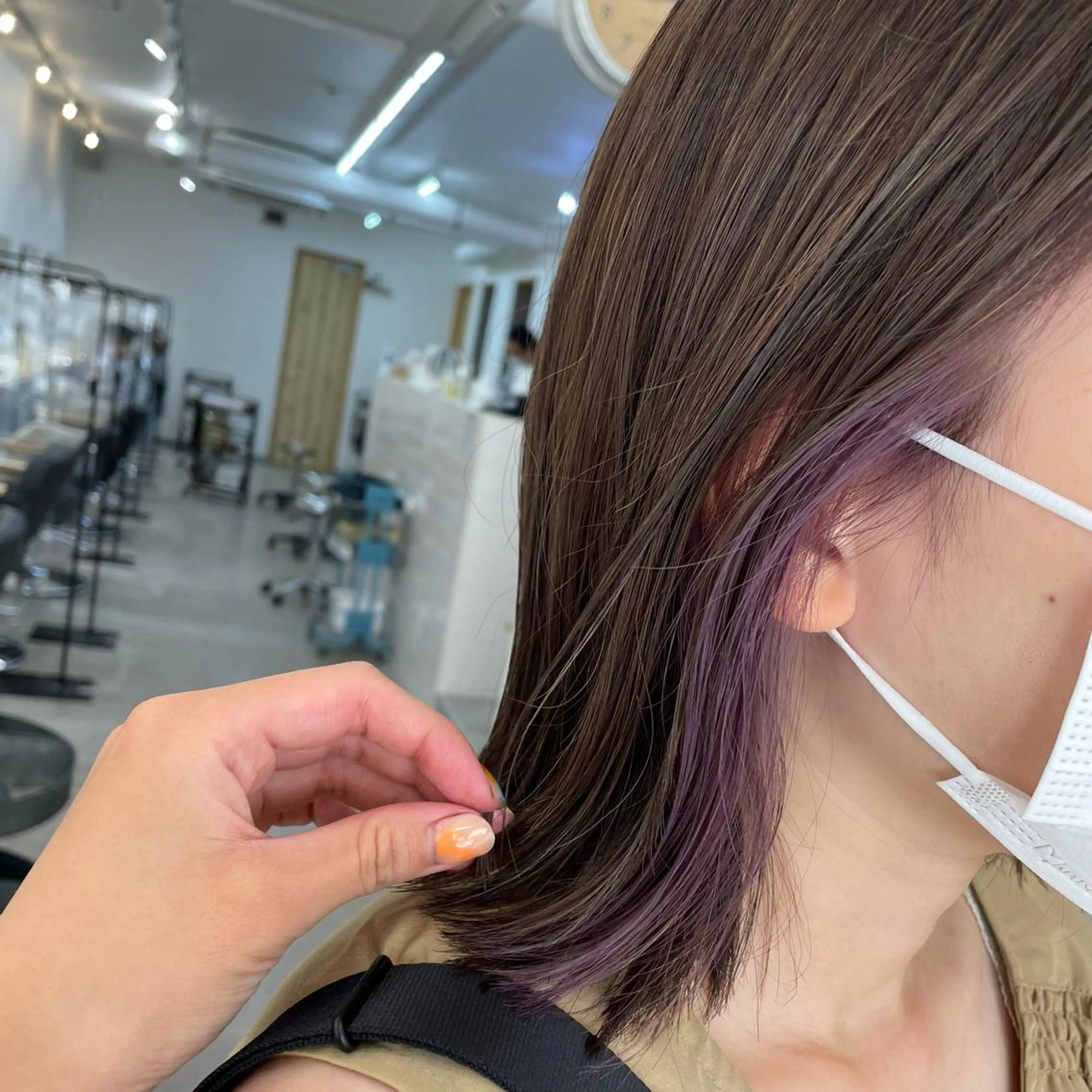 ミディアム カット ヘアカラー トリートメント SUNC/🤎 オオクマ　カナエ🤎のヘアスタイル